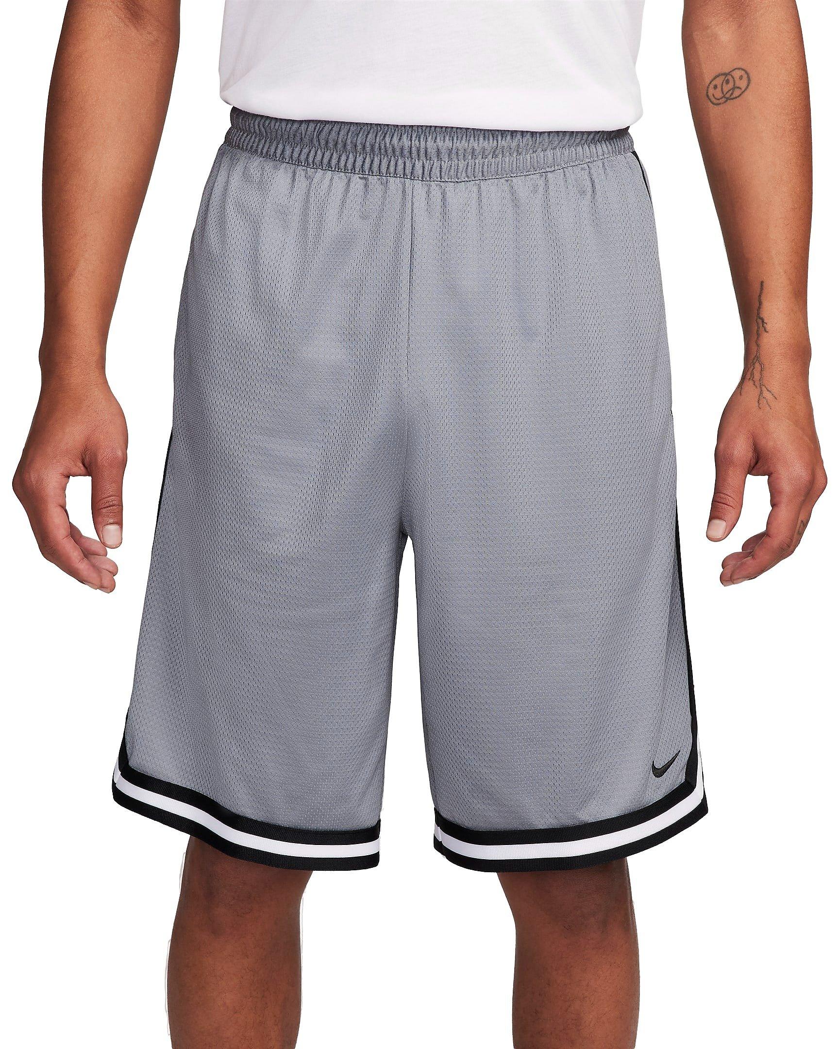 Nike Men's DNA Dri-FIT 10" Basketball Shorts - GREY/BLACK Thumbnail View 1
