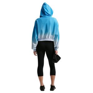Nike Women's Sportswear Phoenix Fleece Dip-Dye Oversized Henley Hoodie