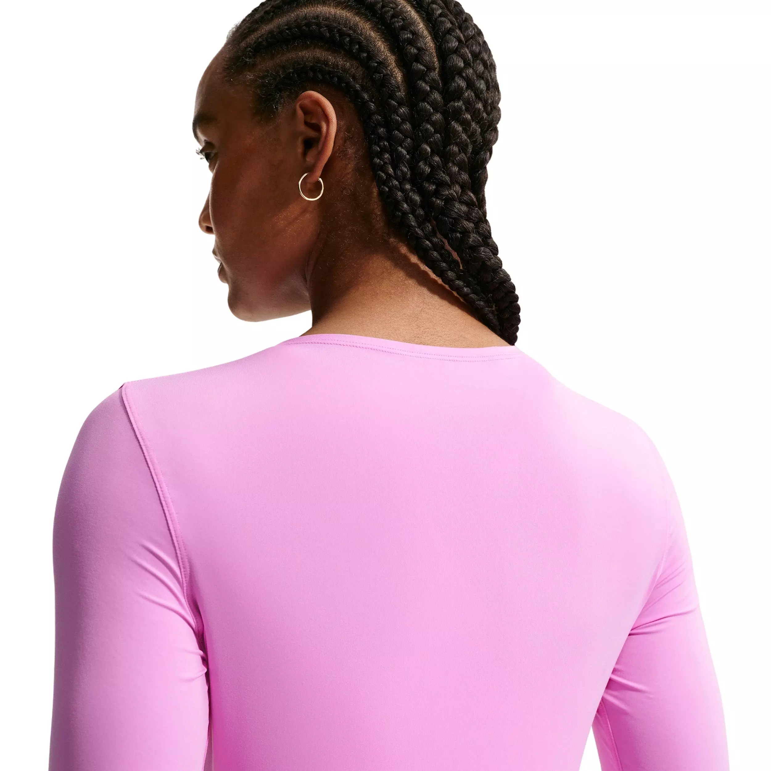 Nike Women's Golf Club Dri-FIT UV Long-Sleeve Golf Top - PURPLE/WHITE