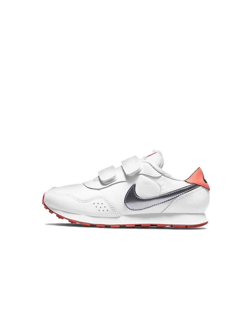 Nike MD Valiant "White/Silver" Preschool Girls' Shoe - WHITE Thumbnail View 2