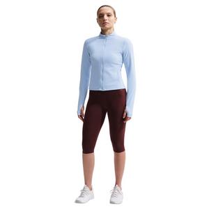 Nike Women's Zenvy Dri-FIT Full-Zip Jacket - Blue/Grey