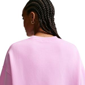Nike Women's Studio Fleece Med-Weight Oversized Crew