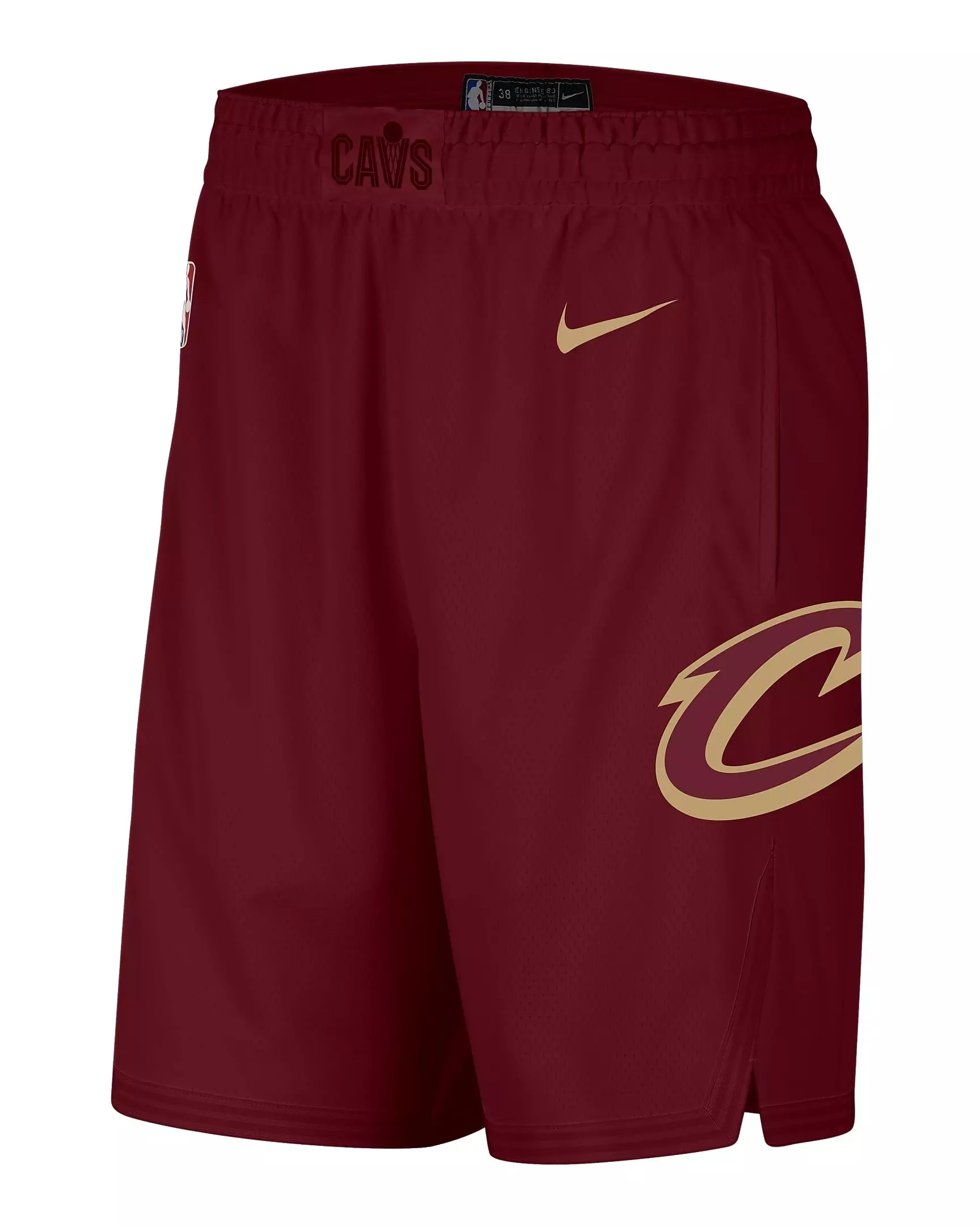 Nike Men's Cleveland Cavaliers Icon Edition Dri-FIT NBA Swingman Shorts - Red - RED