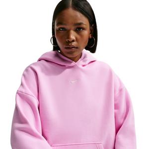 Nike Women's Studio Fleece Medium Weight Oversized Pullover Hoodie