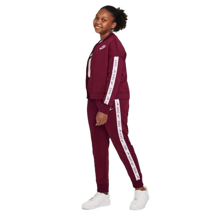 Womens burgundy hot sale nike tracksuit