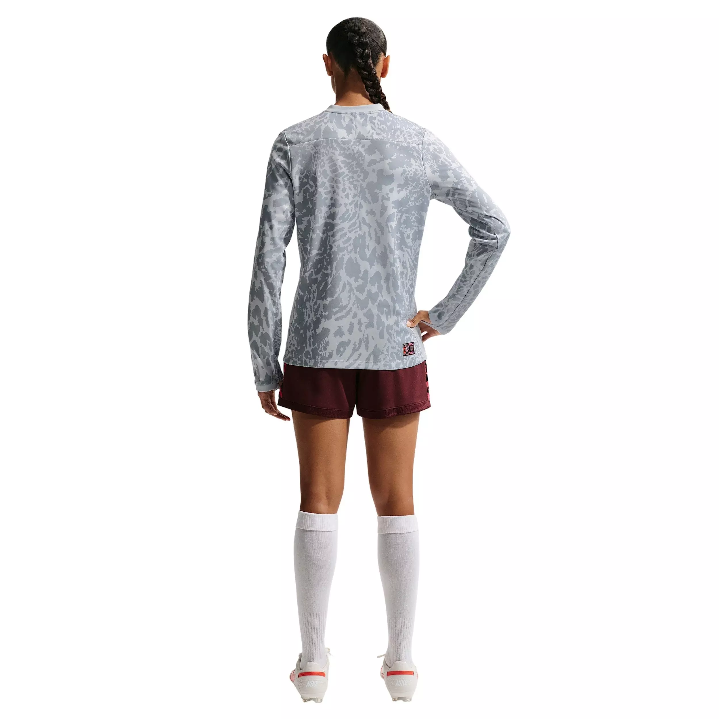 Nike Women's United Academy25 Dri-FIT Soccer Crew Top - Grey - GREY