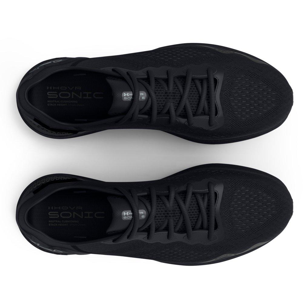 Under Armour HOVR Sonic 6 "Black/Metallic Gun Metal" Women's Running Shoe - BLACK/GUN METAL Thumbnail View 3