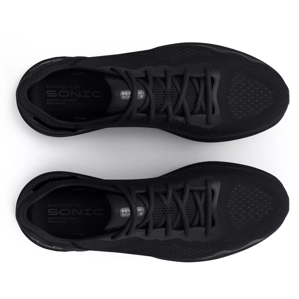 Under Armour HOVR Sonic 6 "Black/Metallic Gun Metal" Women's Running Shoe - BLACK/GUN METAL