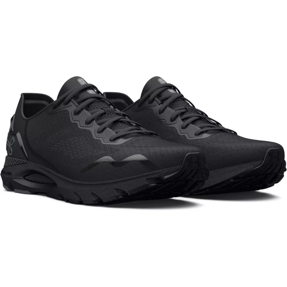 Under Armour HOVR Sonic 6 "Black/Metallic Gun Metal" Women's Running Shoe - BLACK/GUN METAL