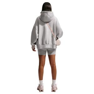 Nike Women's Sportswear Phoenix Fleece Oversized Hoodie - Light Grey/White