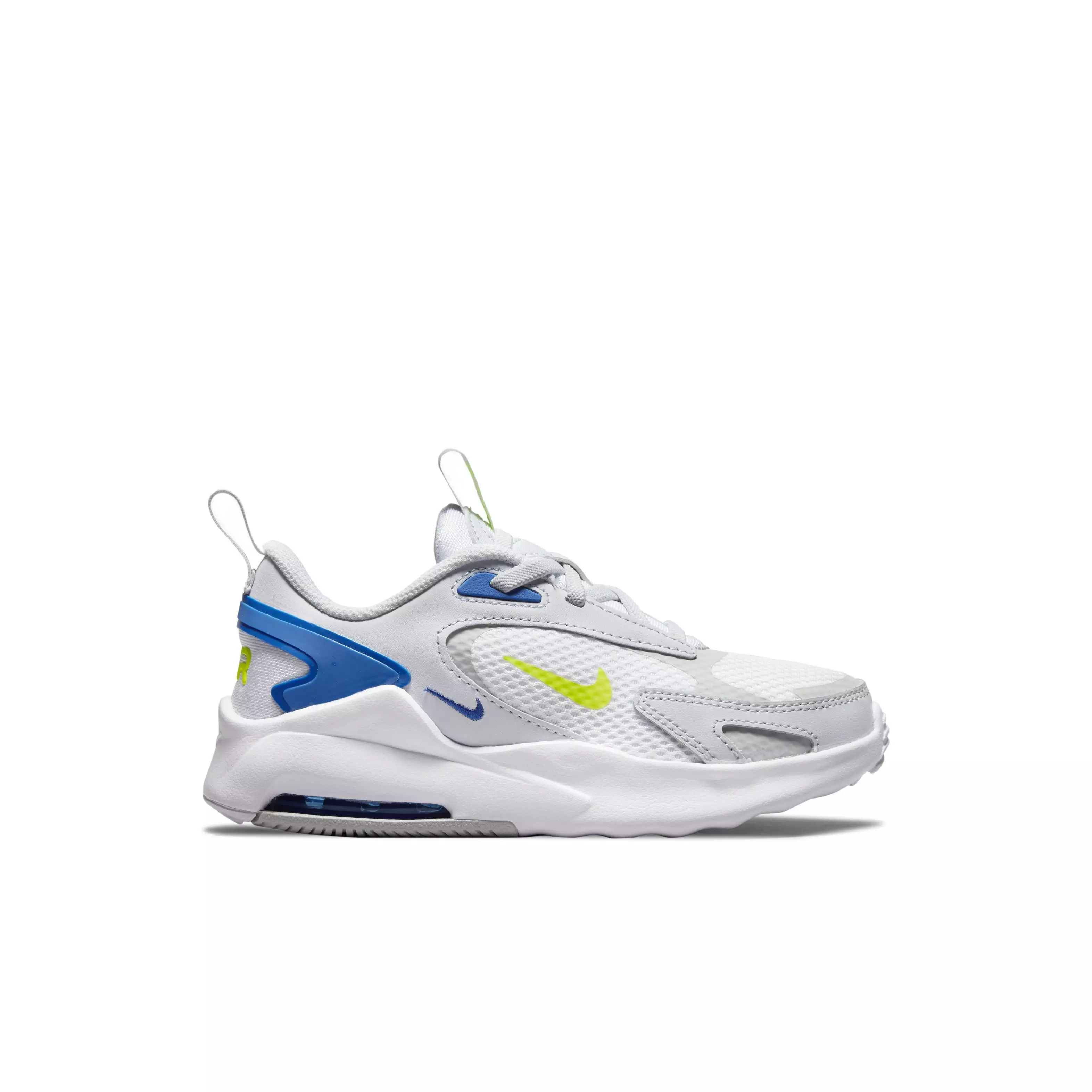 Nike Air Max Bolt "White/Light Grey" Preschool Girls' Shoe - GREY