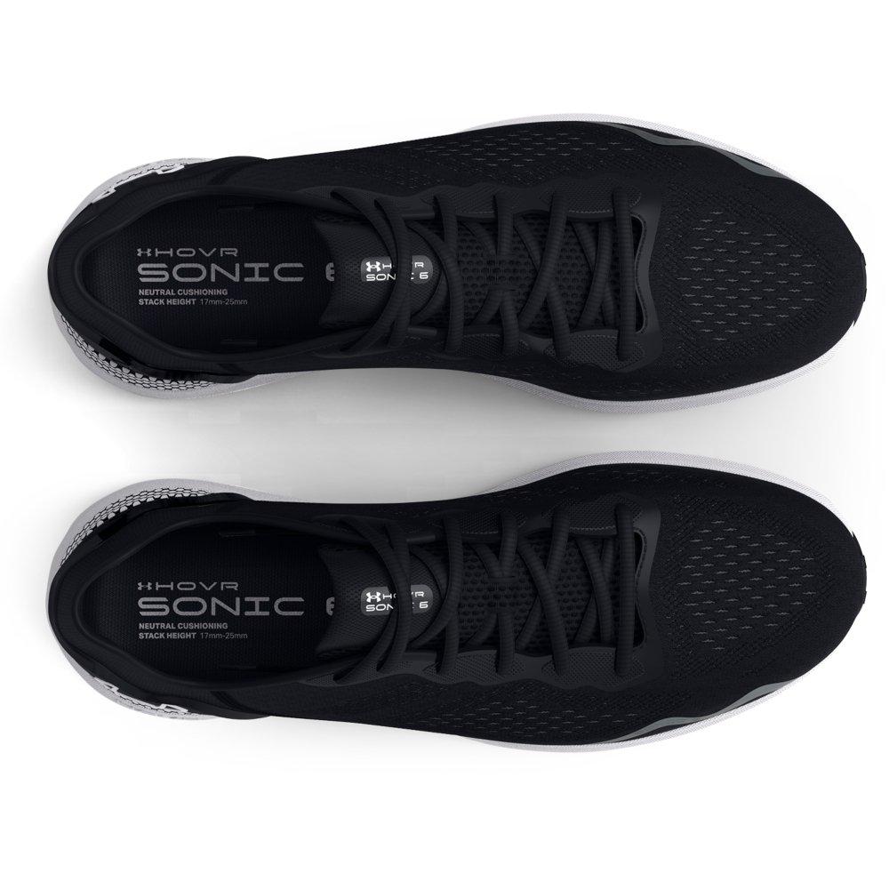 Under Armour HOVR Sonic 6 "Black/White" Women's Running Shoe - BLACK/WHITE Thumbnail View 3