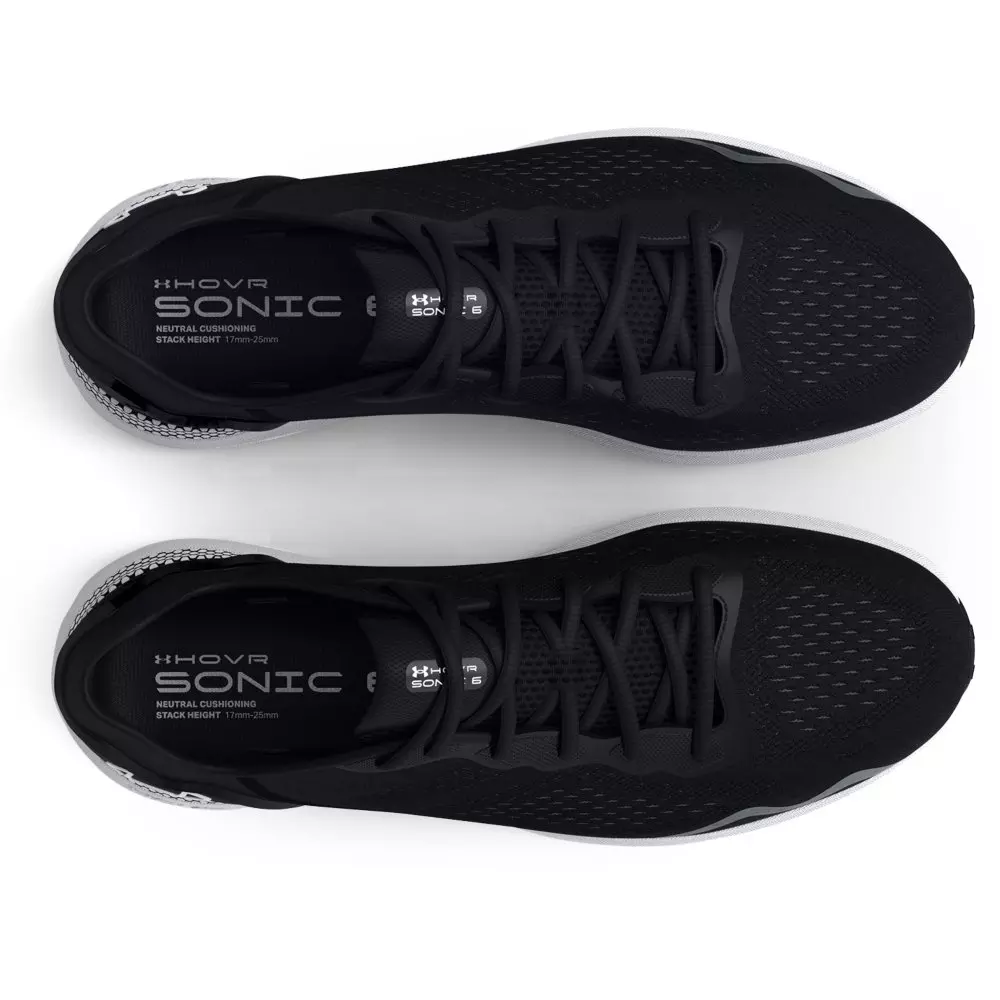 Under Armour HOVR Sonic 6 "Black/White" Women's Running Shoe - BLACK/WHITE
