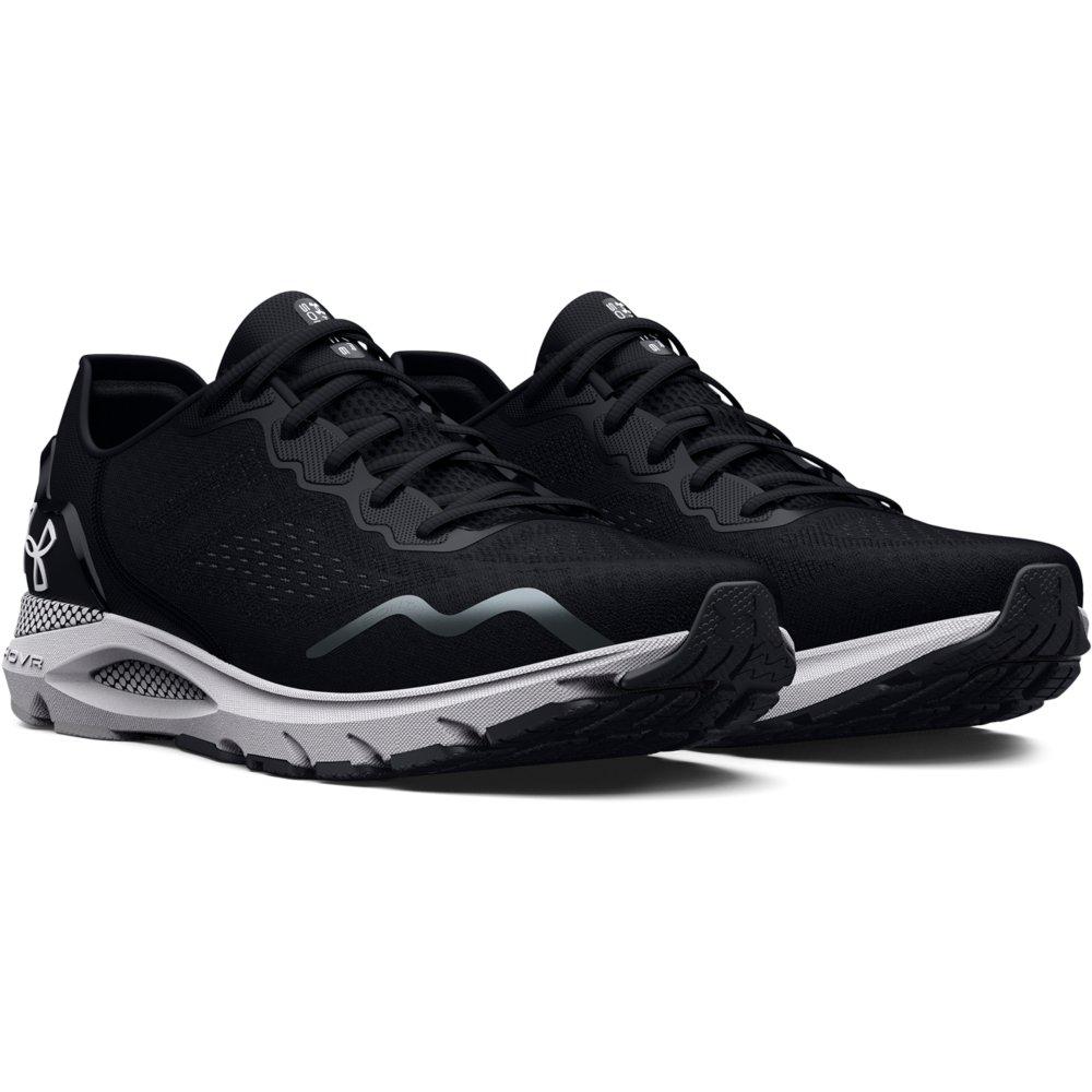 Under Armour HOVR Sonic 6 "Black/White" Women's Running Shoe - BLACK/WHITE Thumbnail View 5