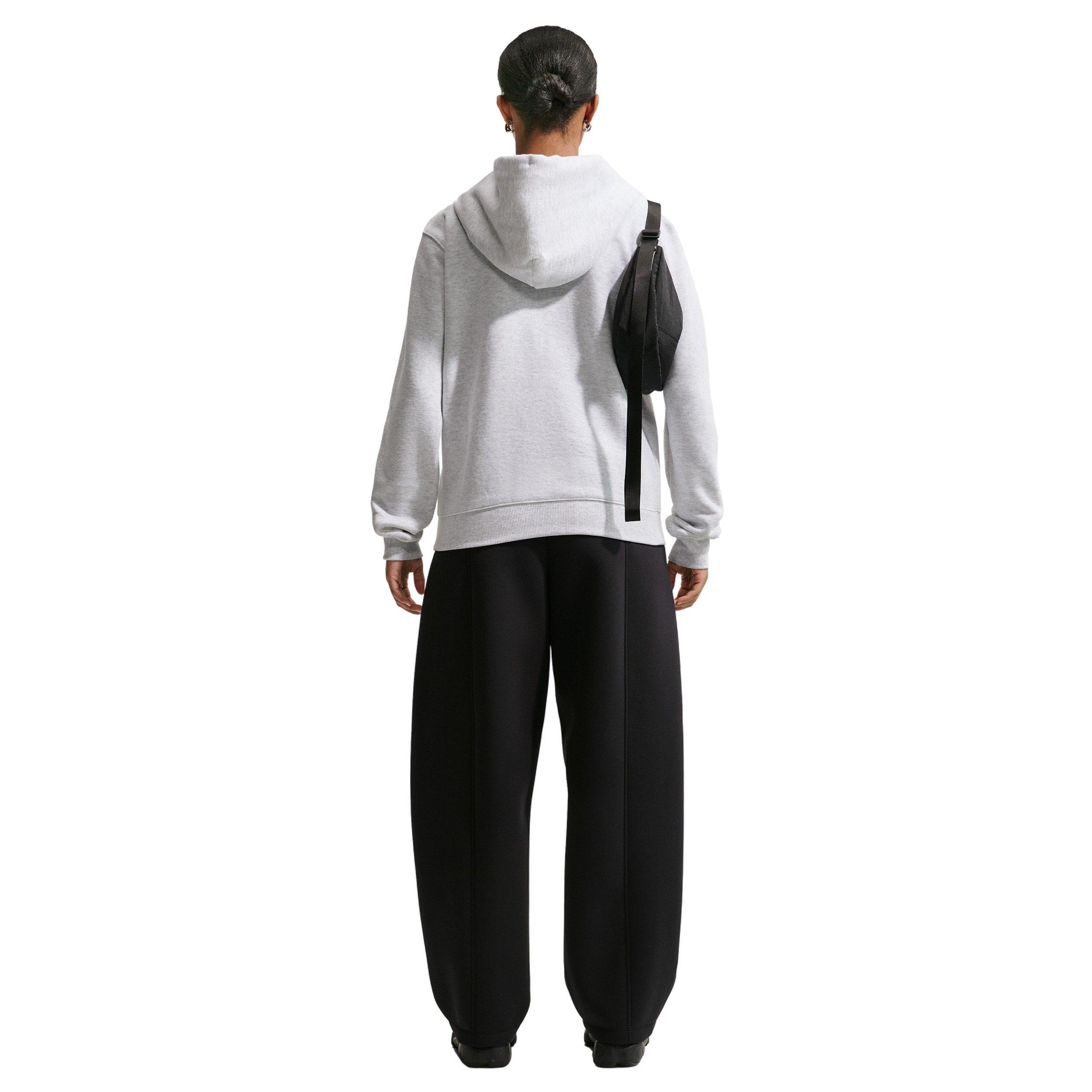 Nike Women's Studio Fleece Med-Weight Full-Zip Jacket - Brown/Black - BROWN/BLACK