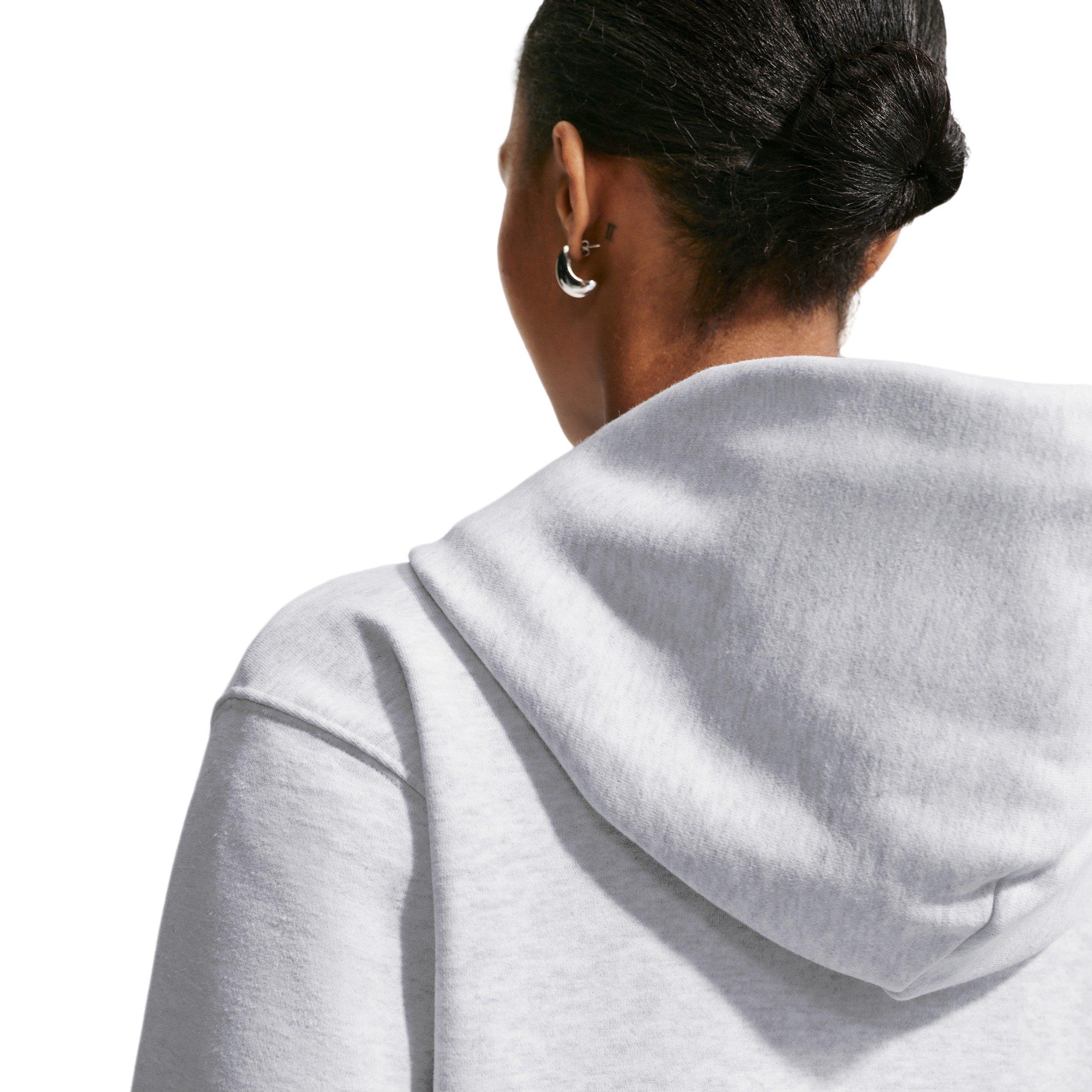 Nike Women's Studio Fleece Med-Weight Full-Zip Jacket - Brown/Black - BROWN/BLACK