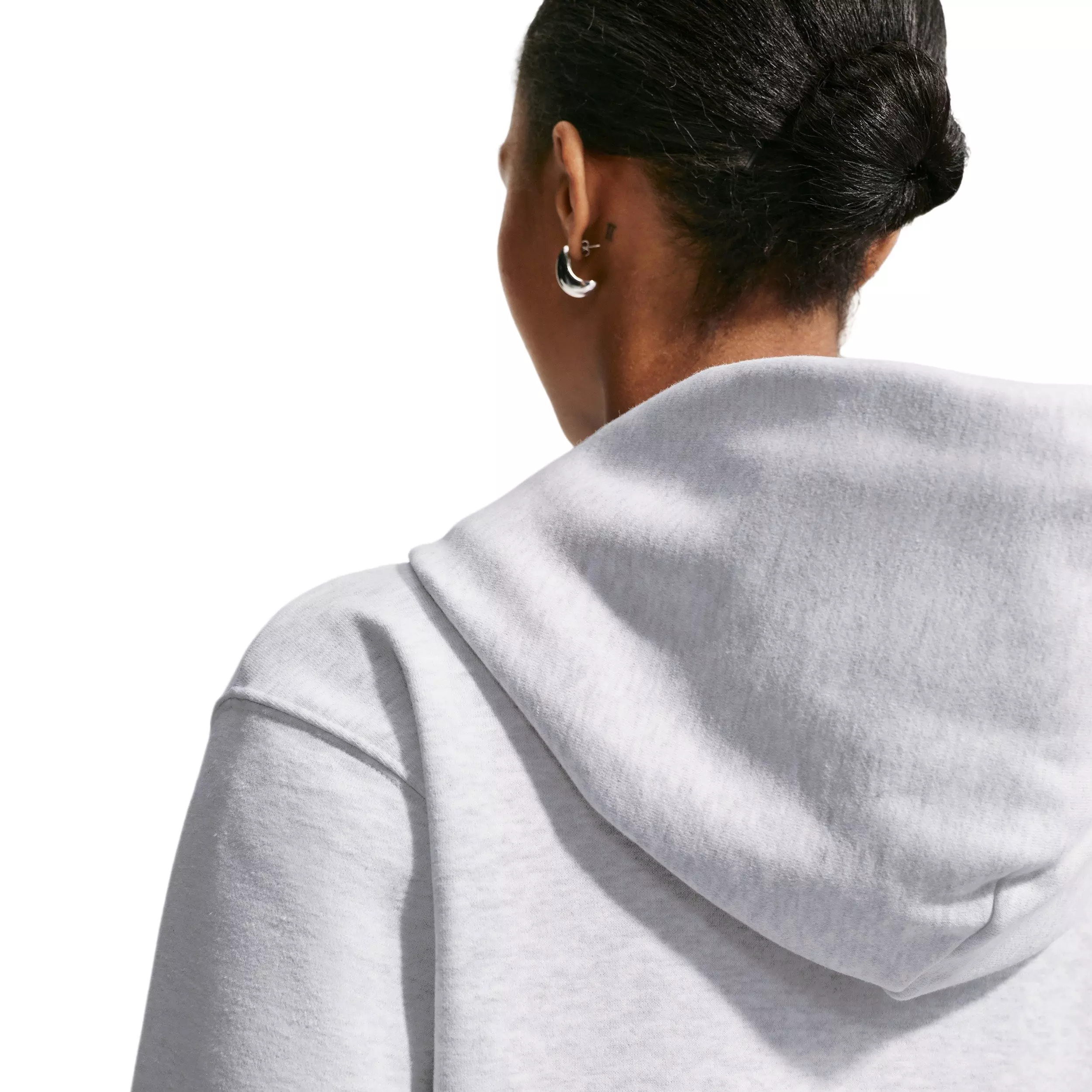 Nike Women's Studio Fleece Med-Weight Full-Zip Jacket - Brown/Black - BROWN/BLACK
