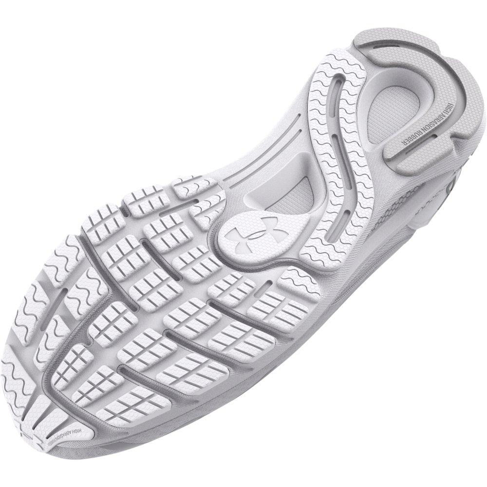 Under Armour HOVR Sonic 6 "White/Metallic Silver" Women's Running Shoe - WHITE/SILVER Thumbnail View 4