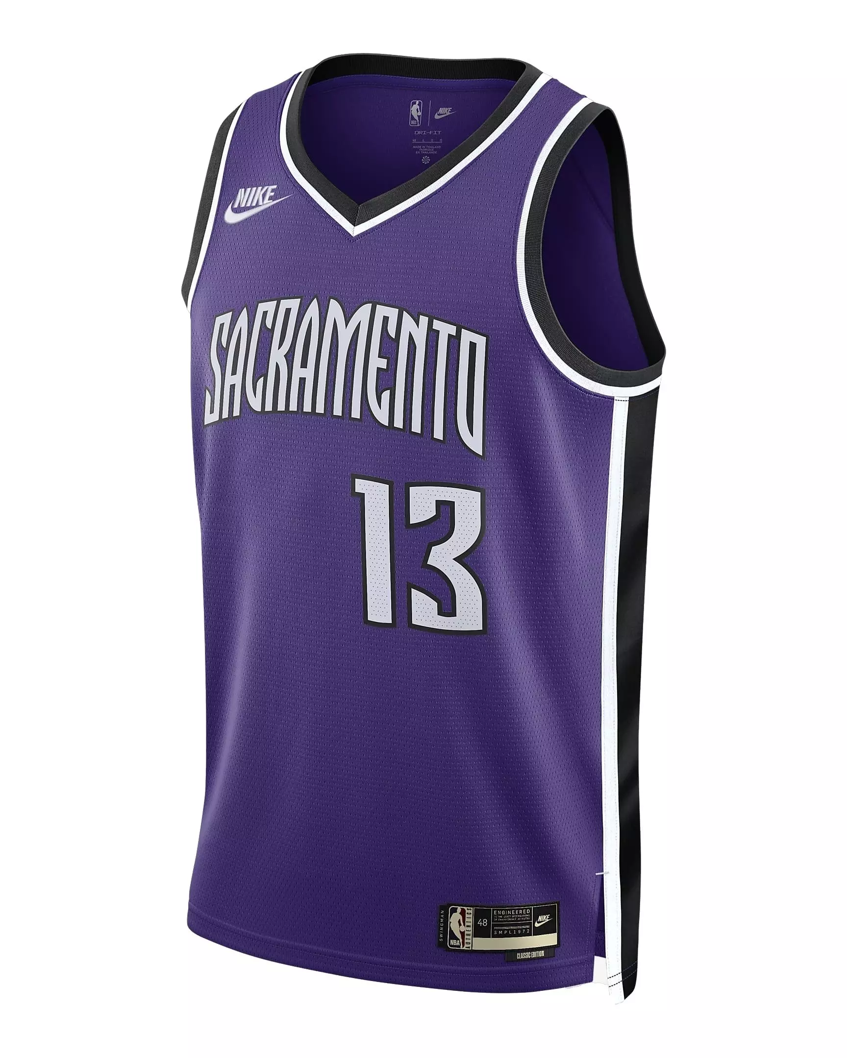 Nike Men's Murray Sacramento Kings 2024/25 Hardwood Classics Dri-FIT NBA Swingman Jersey - Purple - PURPLE