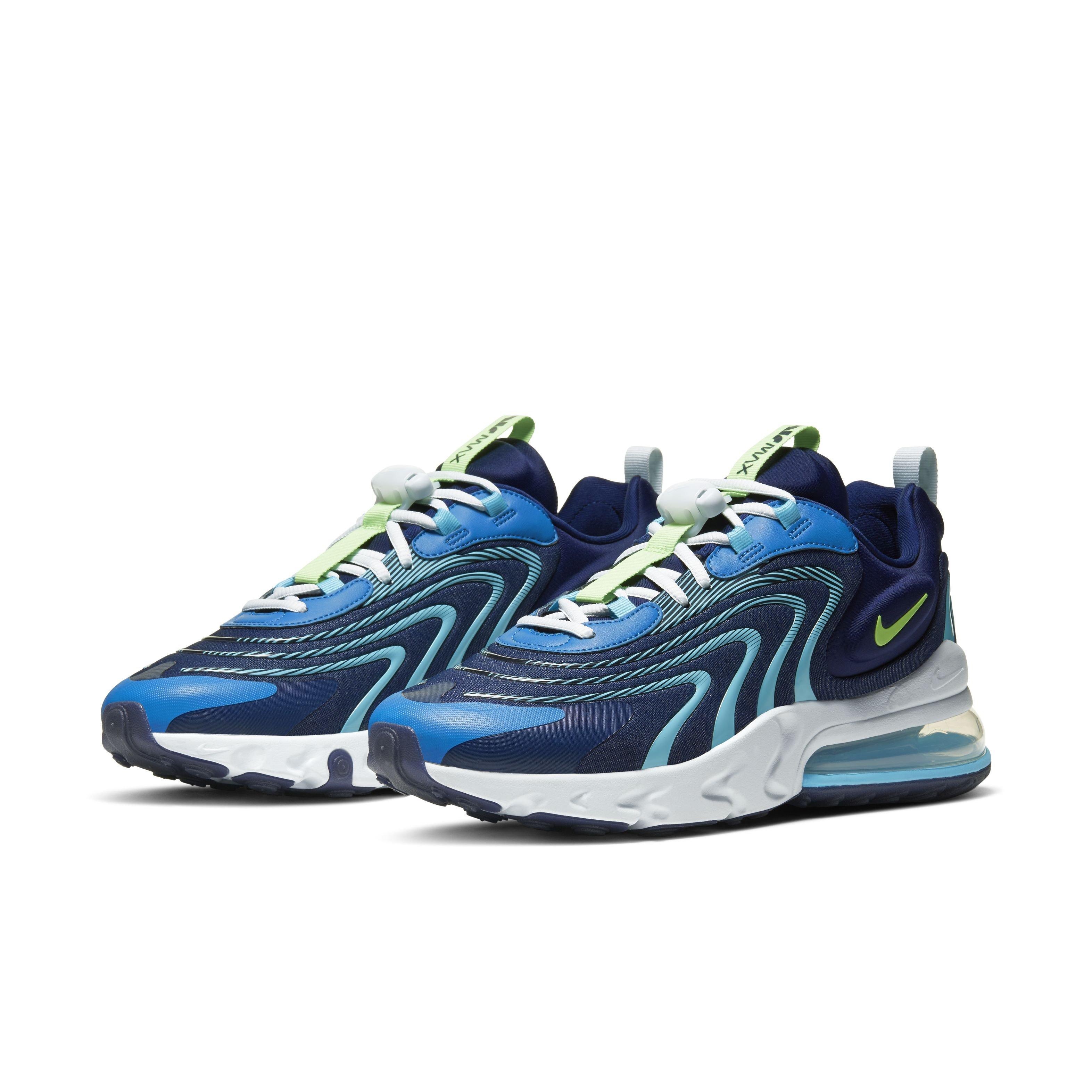 Nike Air Max 270 React Eng Blackened Blue Pure Platinum Men S Shoe Hibbett City Gear