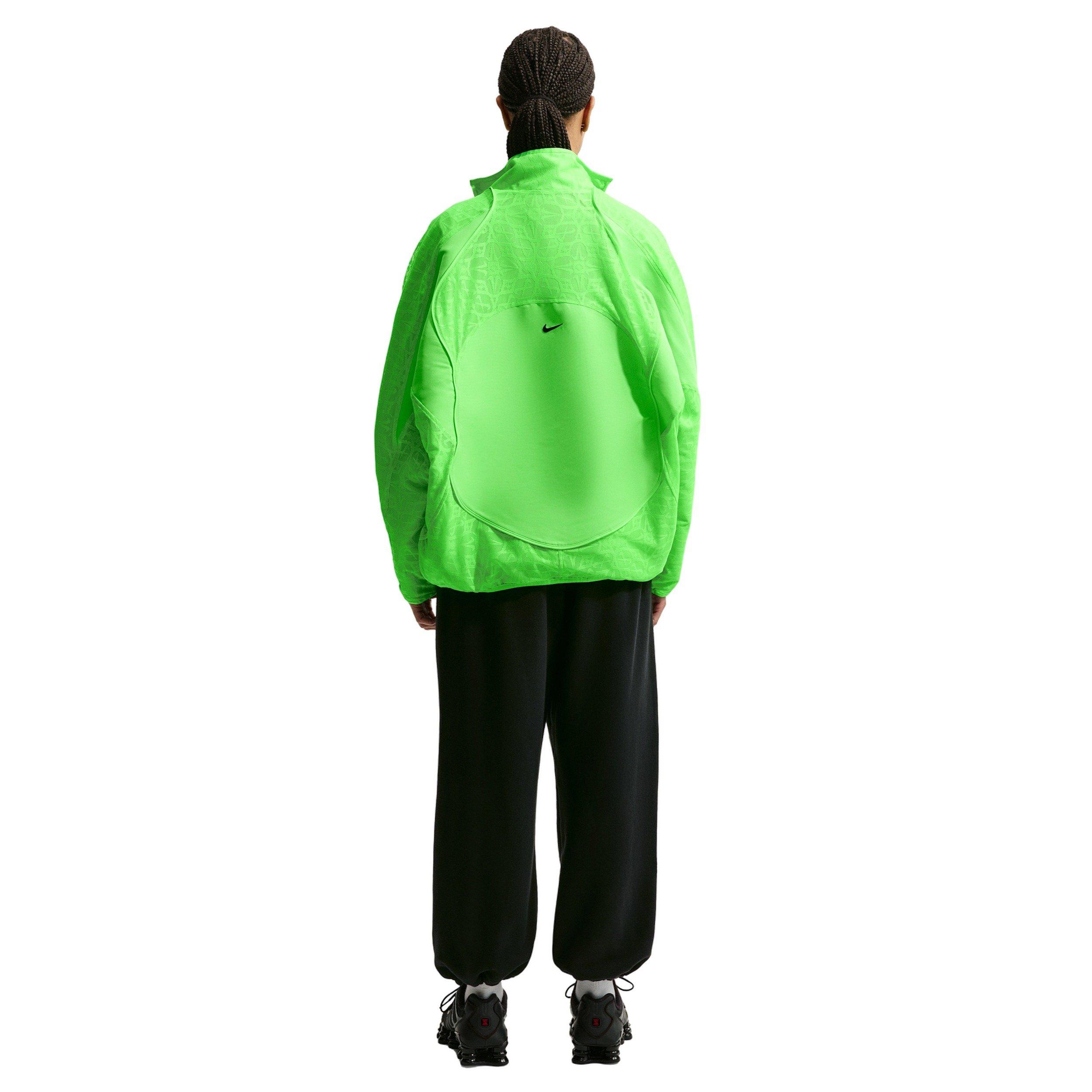Nike Women's Sportswear Oversized Lace Track Jacket - GREEN Thumbnail View 5
