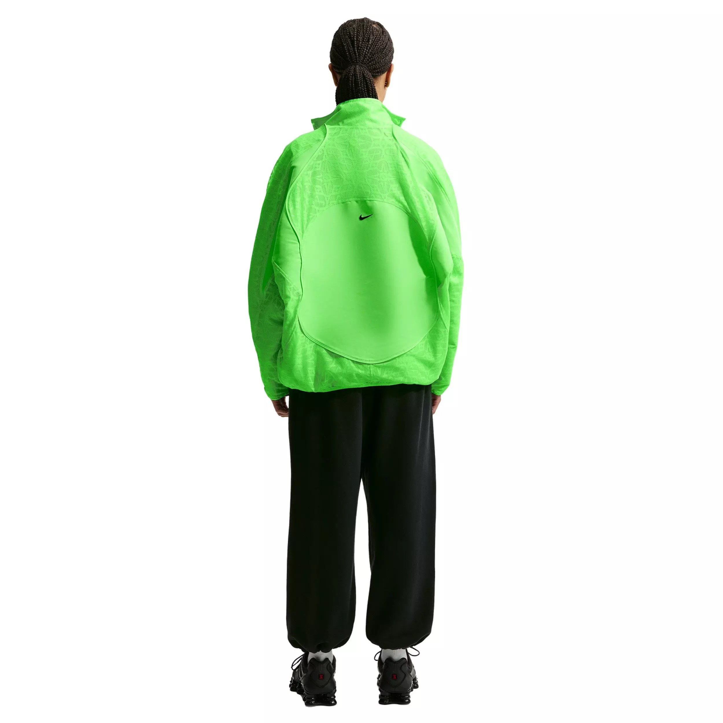 Nike Women's Sportswear Oversized Lace Track Jacket - GREEN