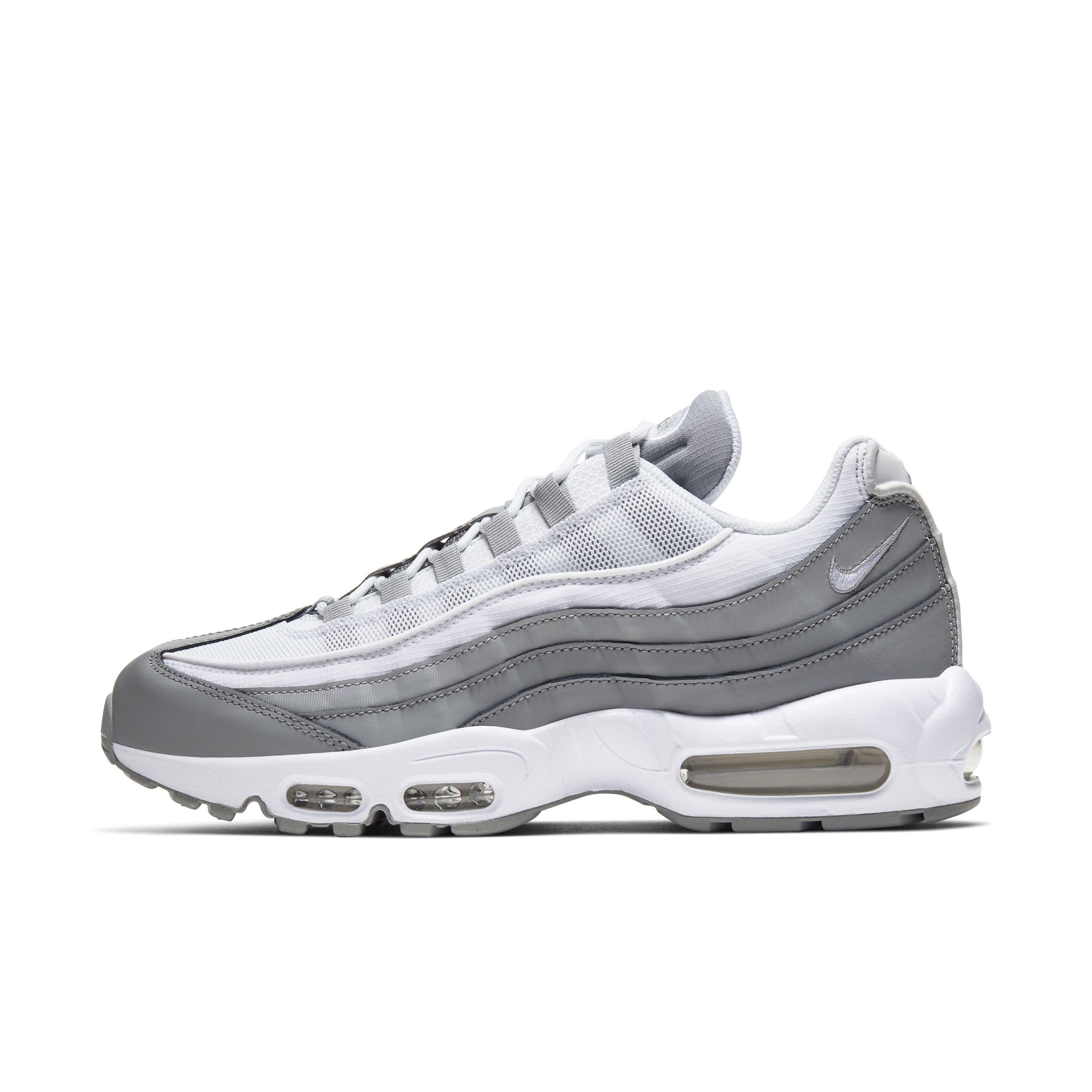 air max 95 grey and white