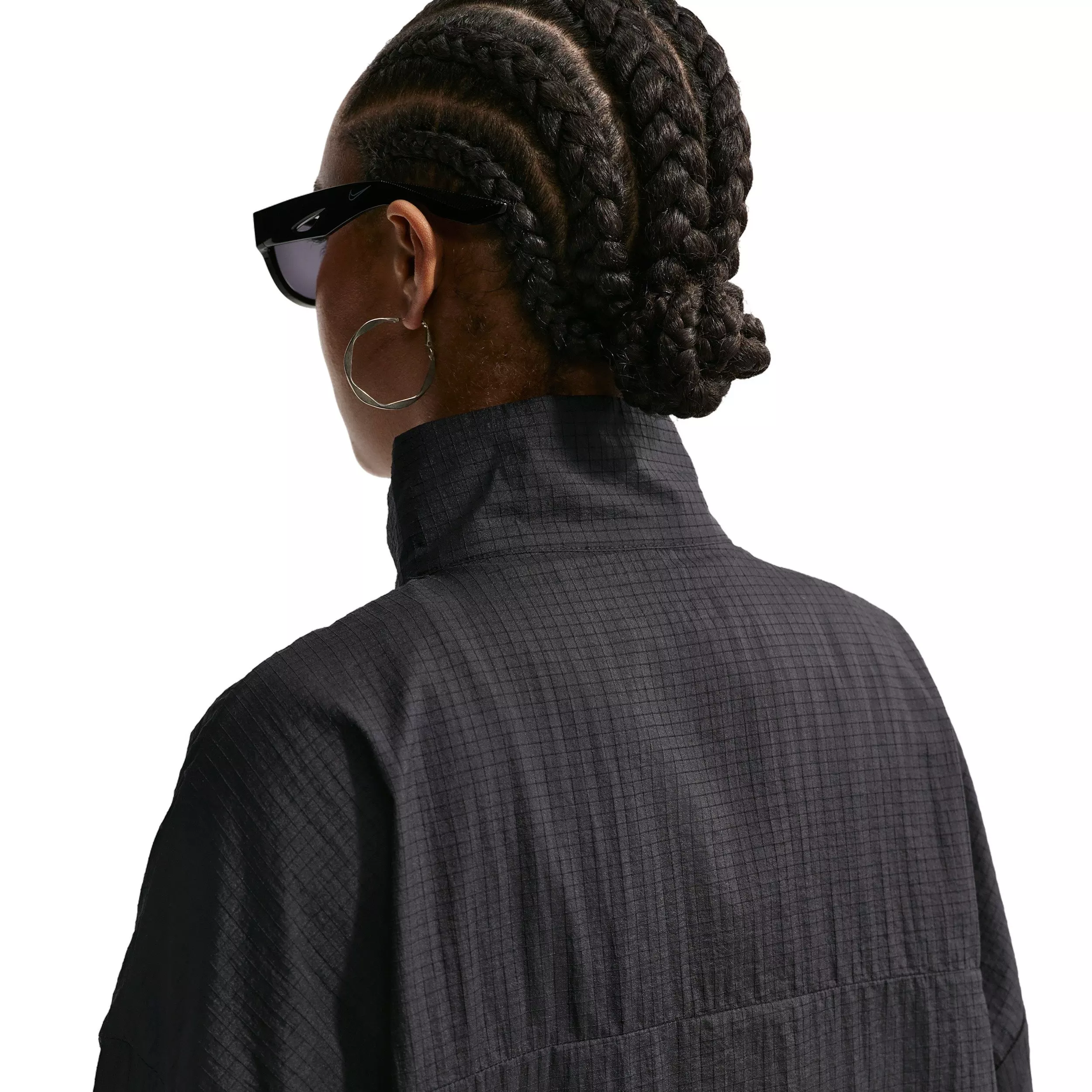 Nike Women's Sportswear Oversized Lightweight Ripstop Jacket - BLACK