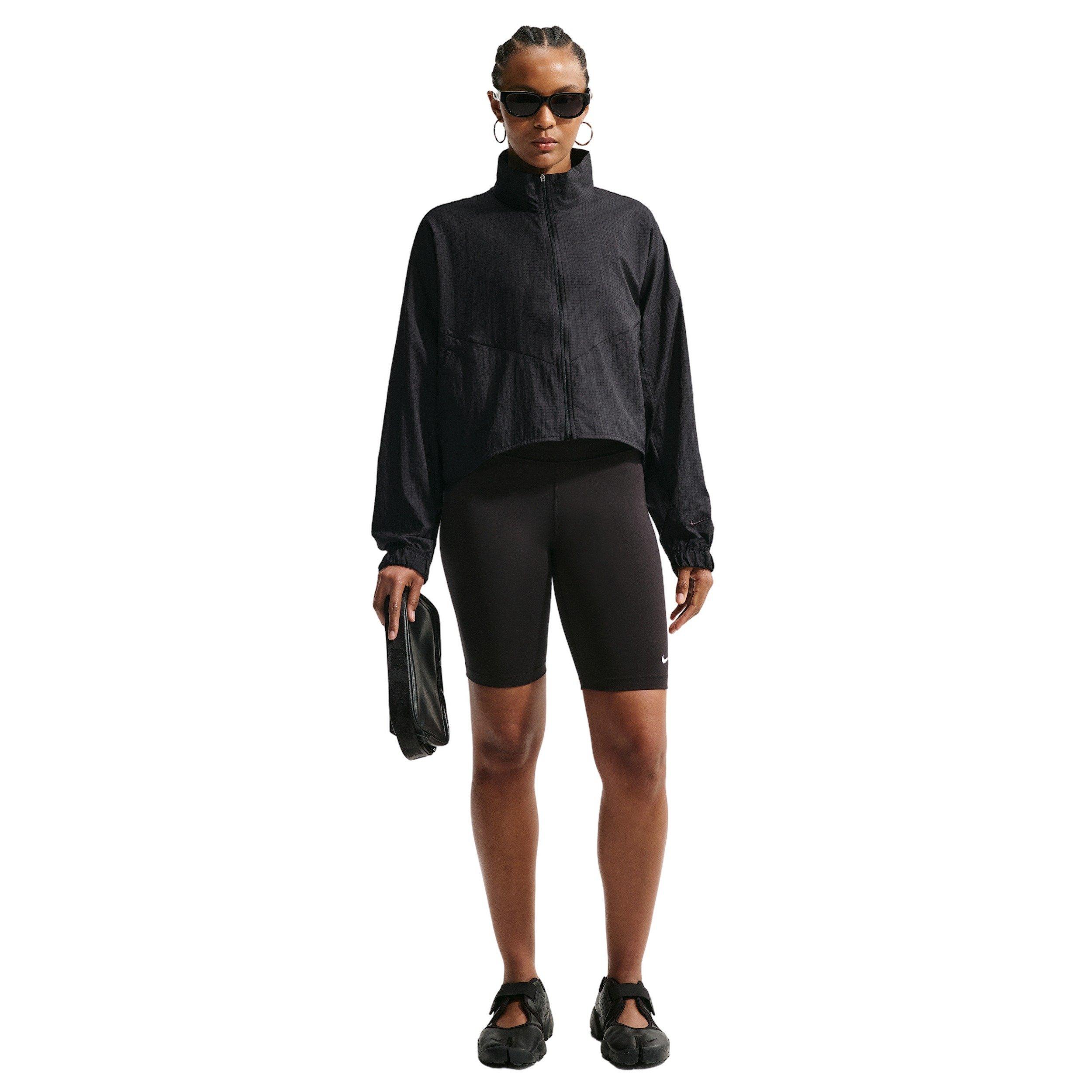 Nike Women's Sportswear Oversized Lightweight Ripstop Jacket - BLACK Thumbnail View 4