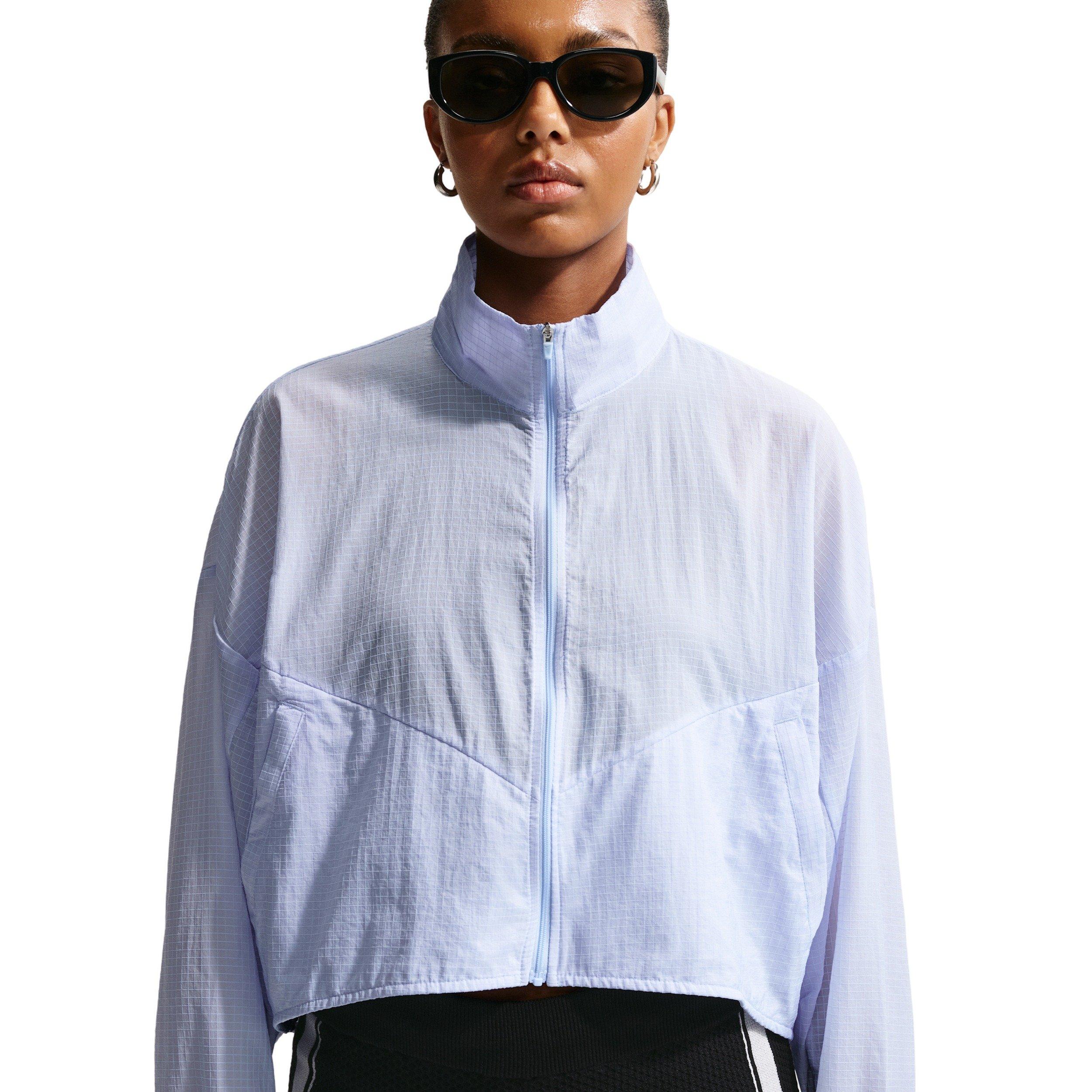 Nike Women's Sportswear Oversized Lightweight Ripstop Jacket - BLUE Thumbnail View 1