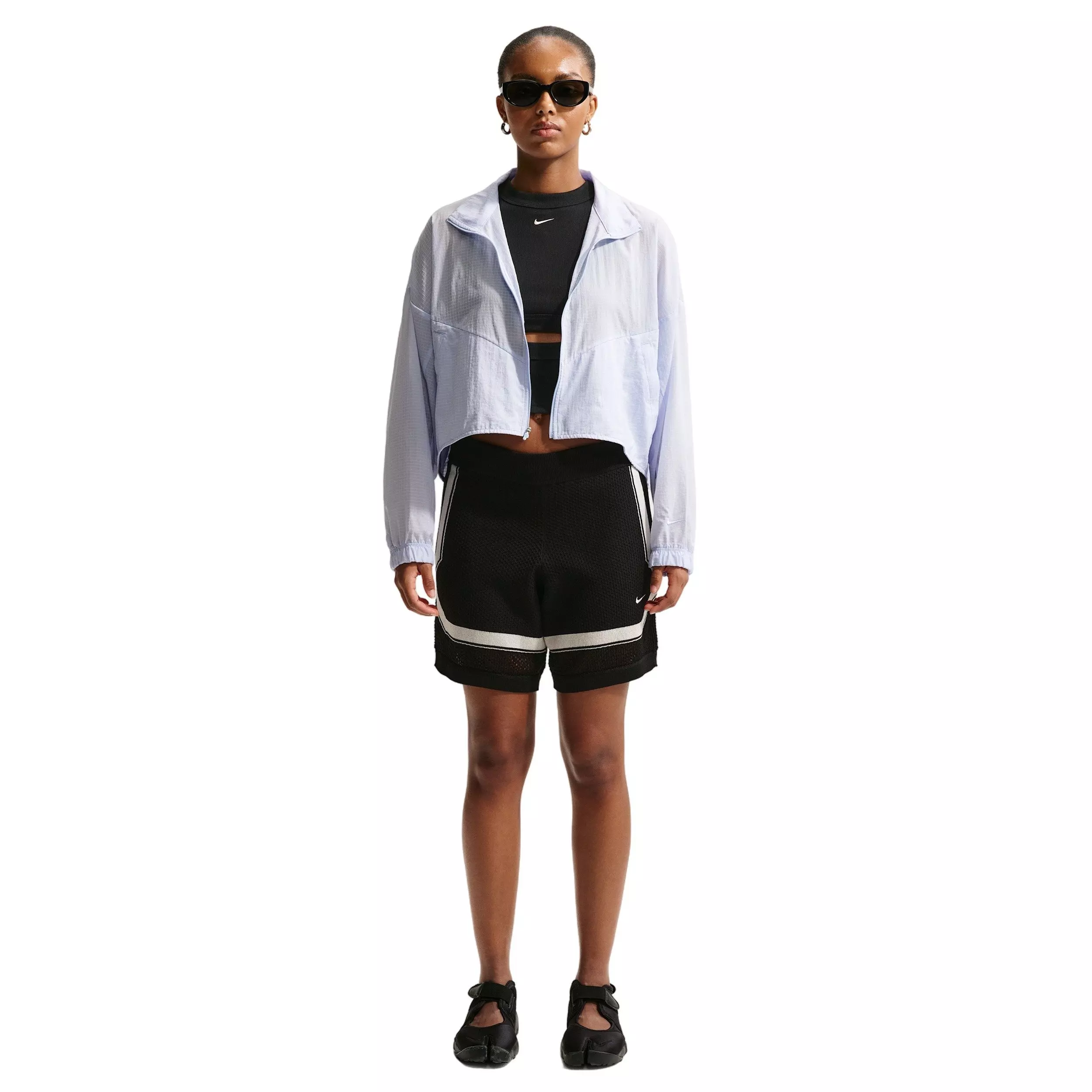 Nike Women's Sportswear Oversized Lightweight Ripstop Jacket - BLUE