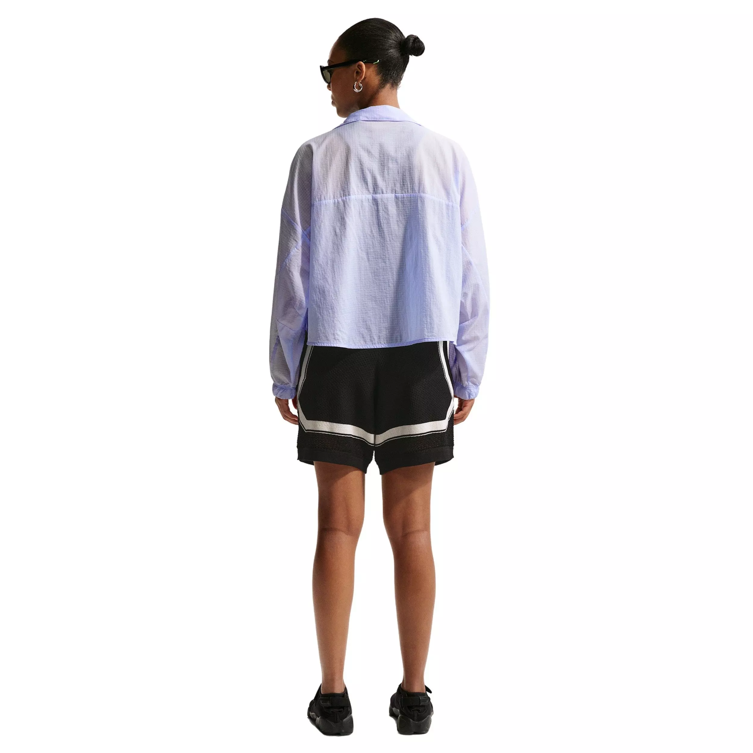 Nike Women's Sportswear Oversized Lightweight Ripstop Jacket - BLUE