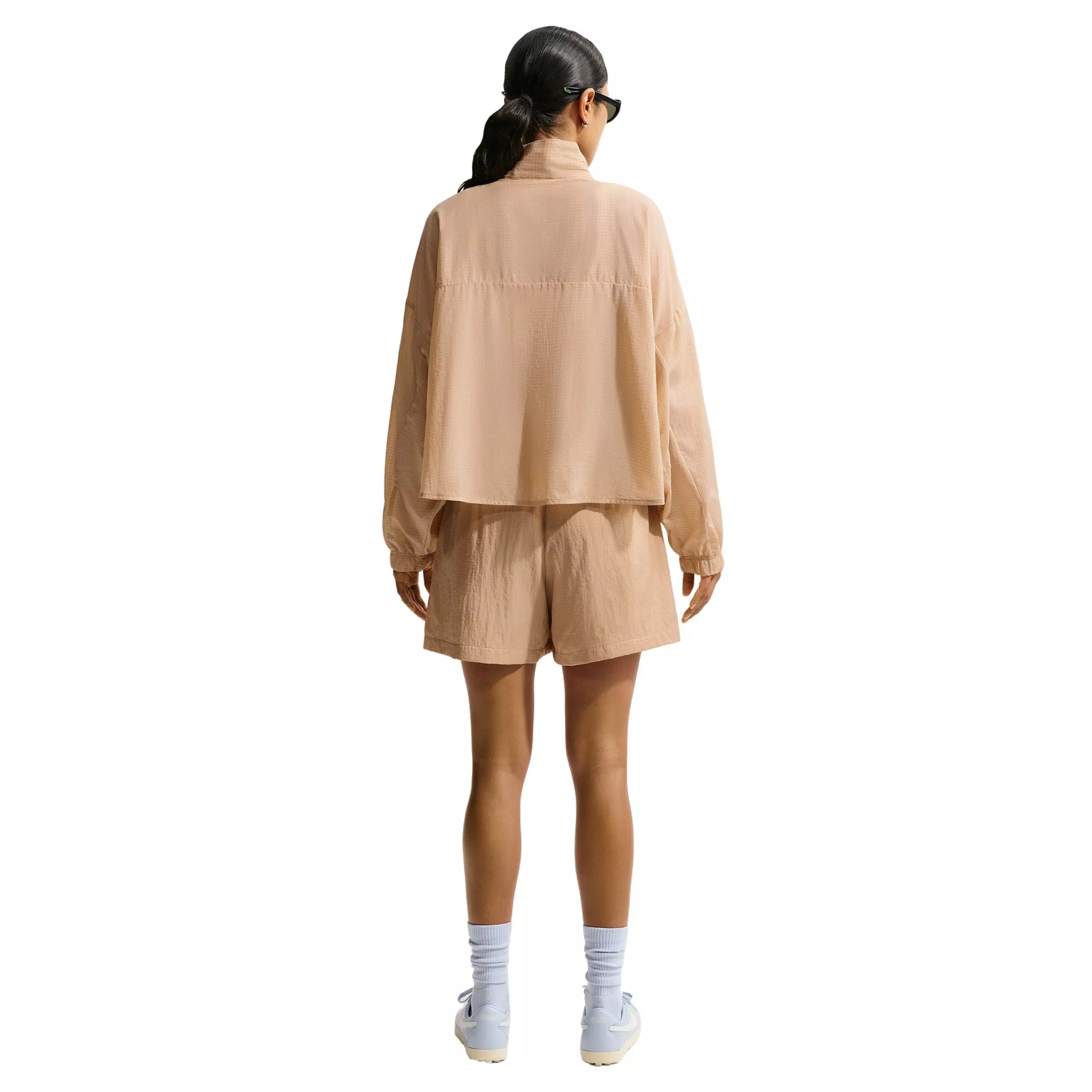 Nike Women's Sportswear Oversized Lightweight Ripstop Jacket - TAN