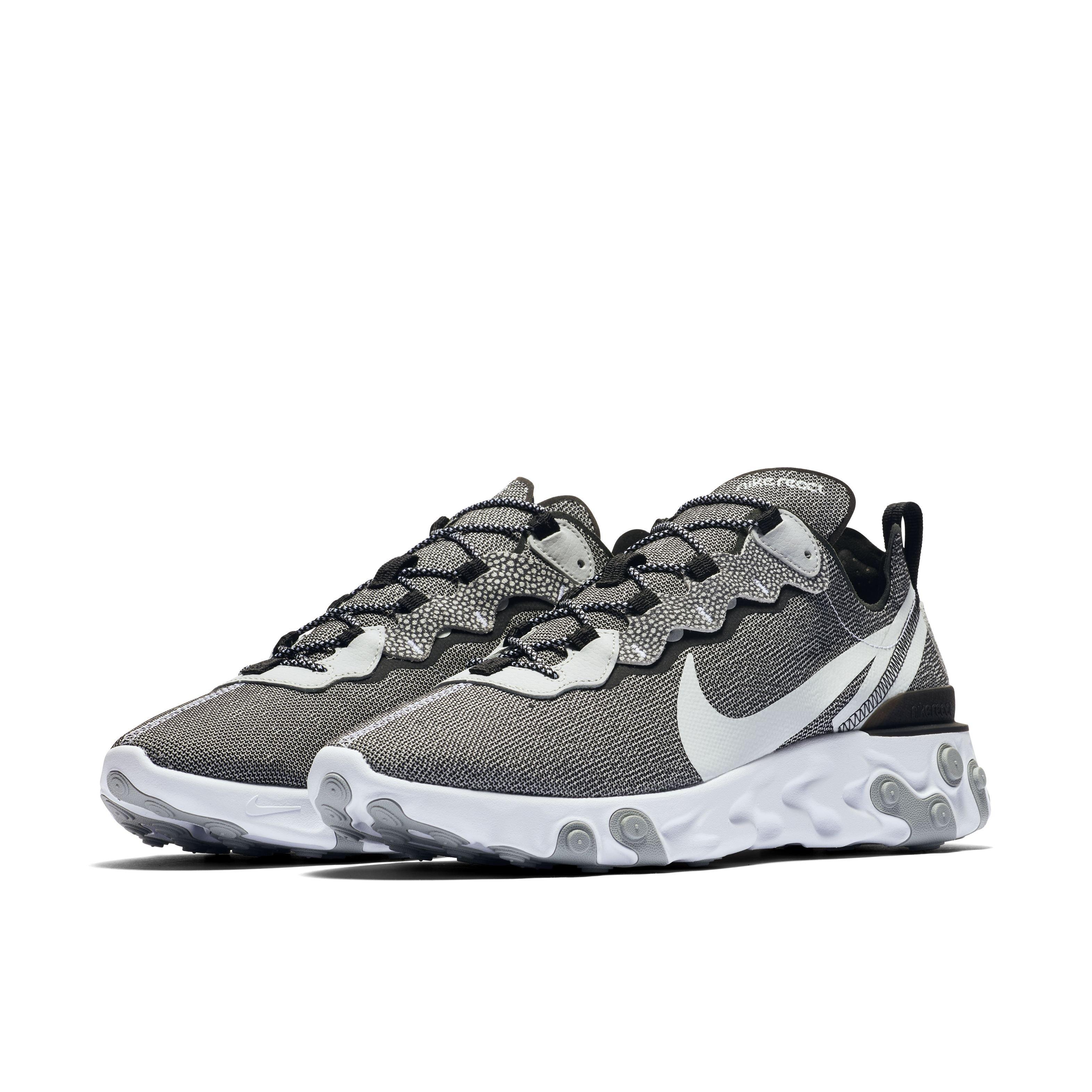 Nike React Element 55 Se White Wolf Grey Men S Shoe Hibbett City Gear