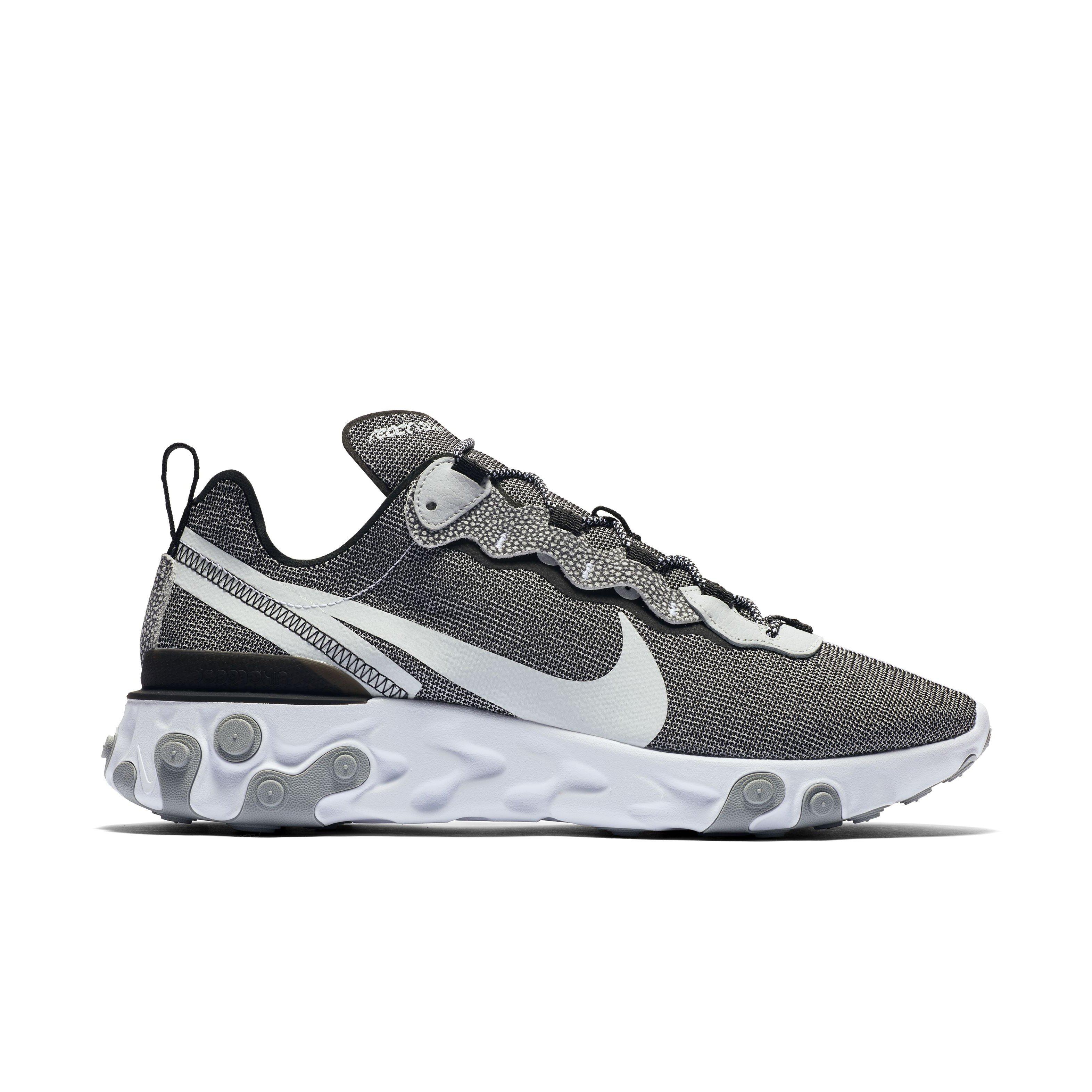 nike react element 55 junior black