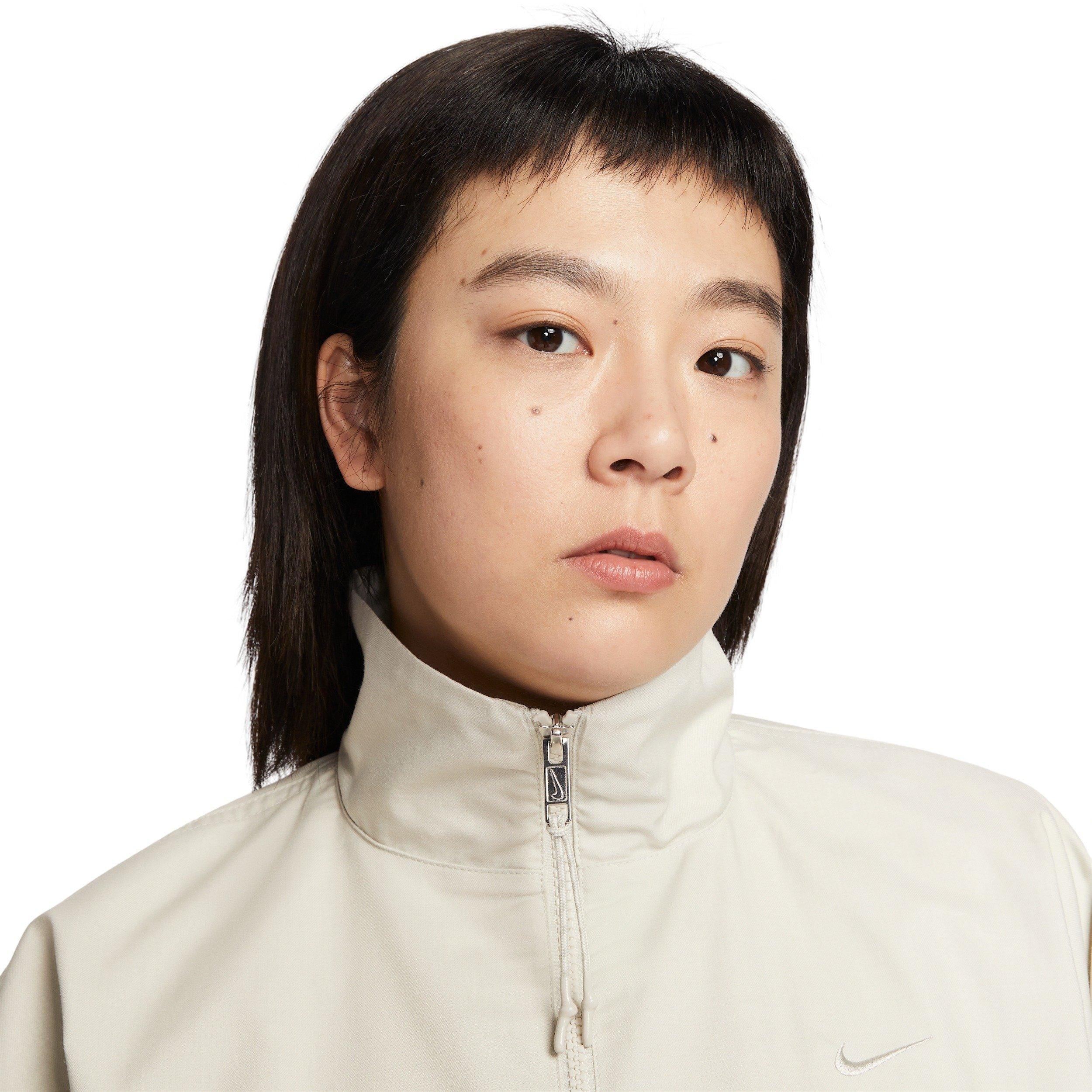 Nike Women's Sportswear Oversized Woven Jacket - CREAM Thumbnail View 3