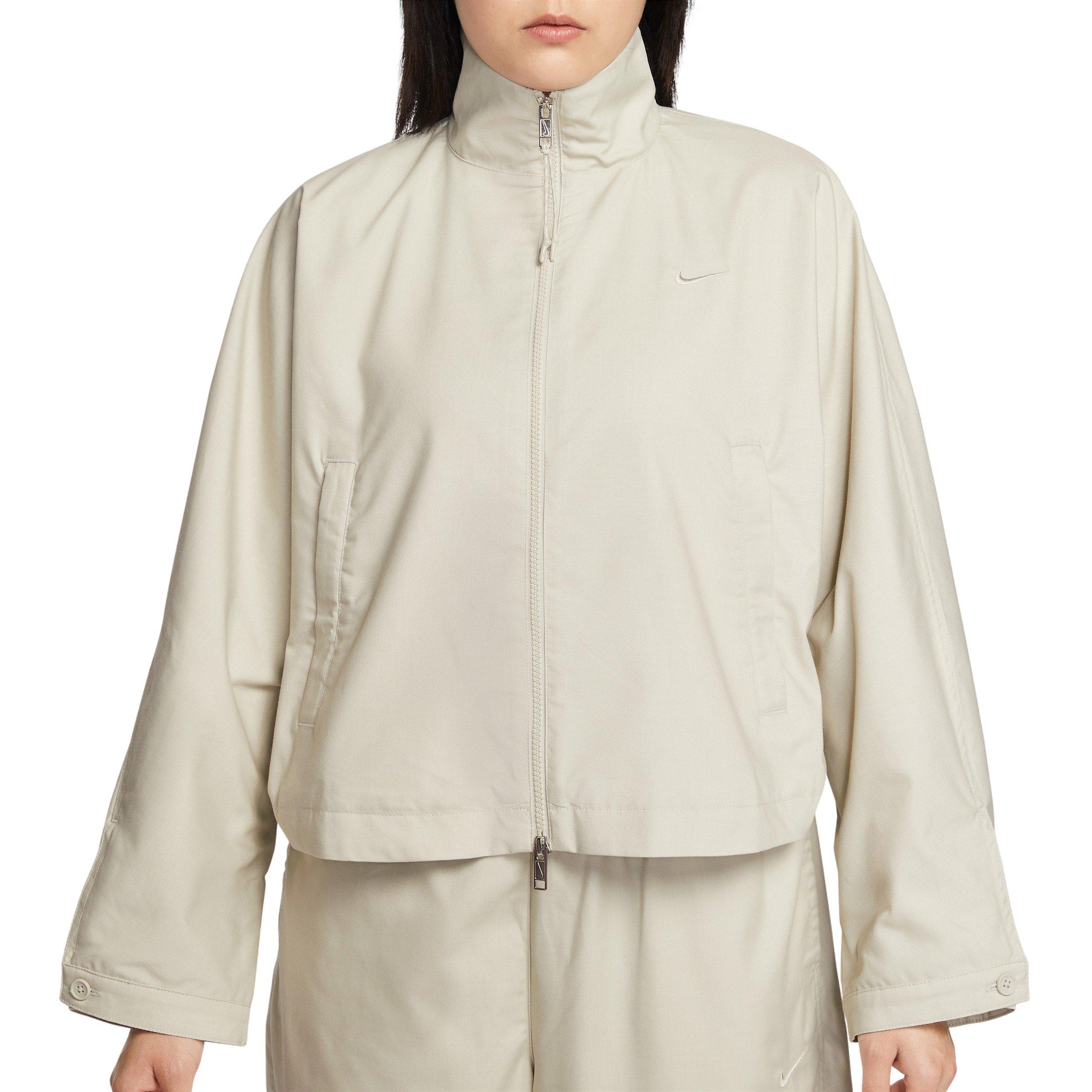 Nike Women's Sportswear Oversized Woven Jacket - CREAM Thumbnail View 4