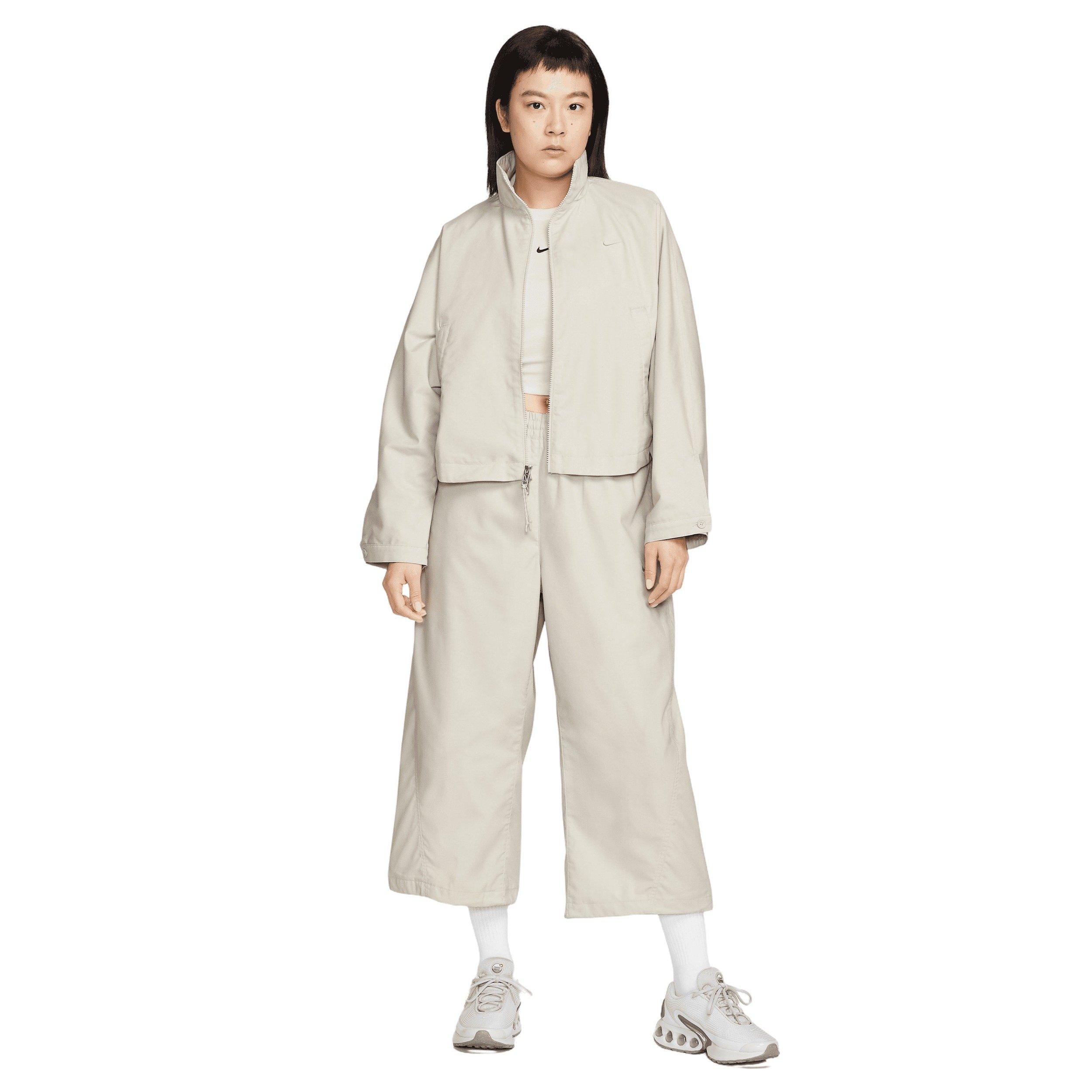 Nike Women's Sportswear Oversized Woven Jacket - CREAM Thumbnail View 8
