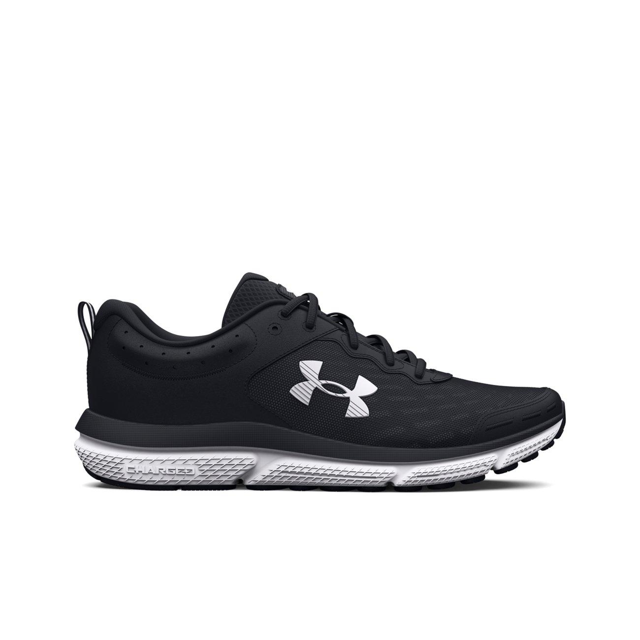 Under Armour Charged Assert 10 "Black/White" Women's Running Shoe - BLACK/WHITE Thumbnail View 1