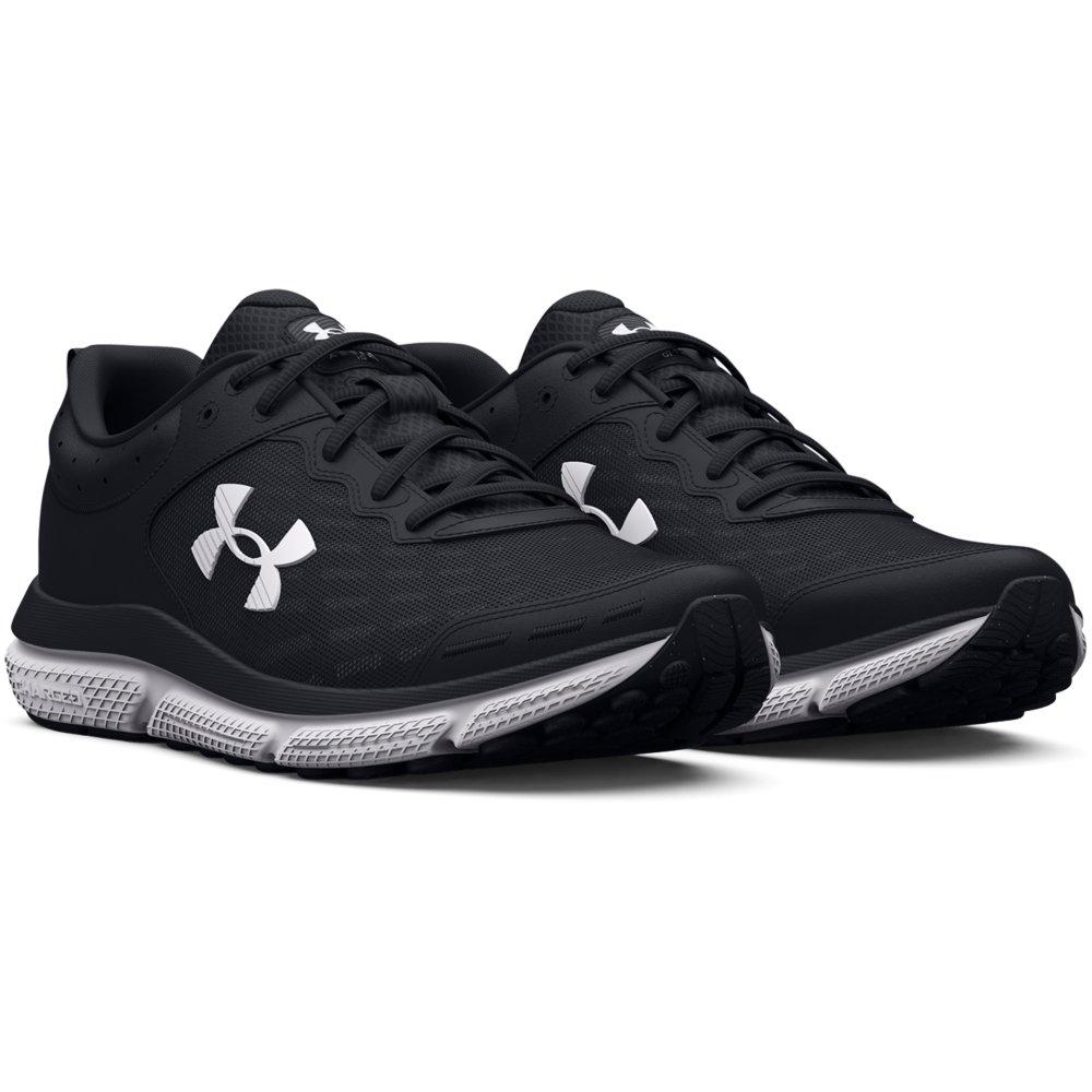 Under Armour Charged Assert 10 "Black/White" Women's Running Shoe - BLACK/WHITE Thumbnail View 5