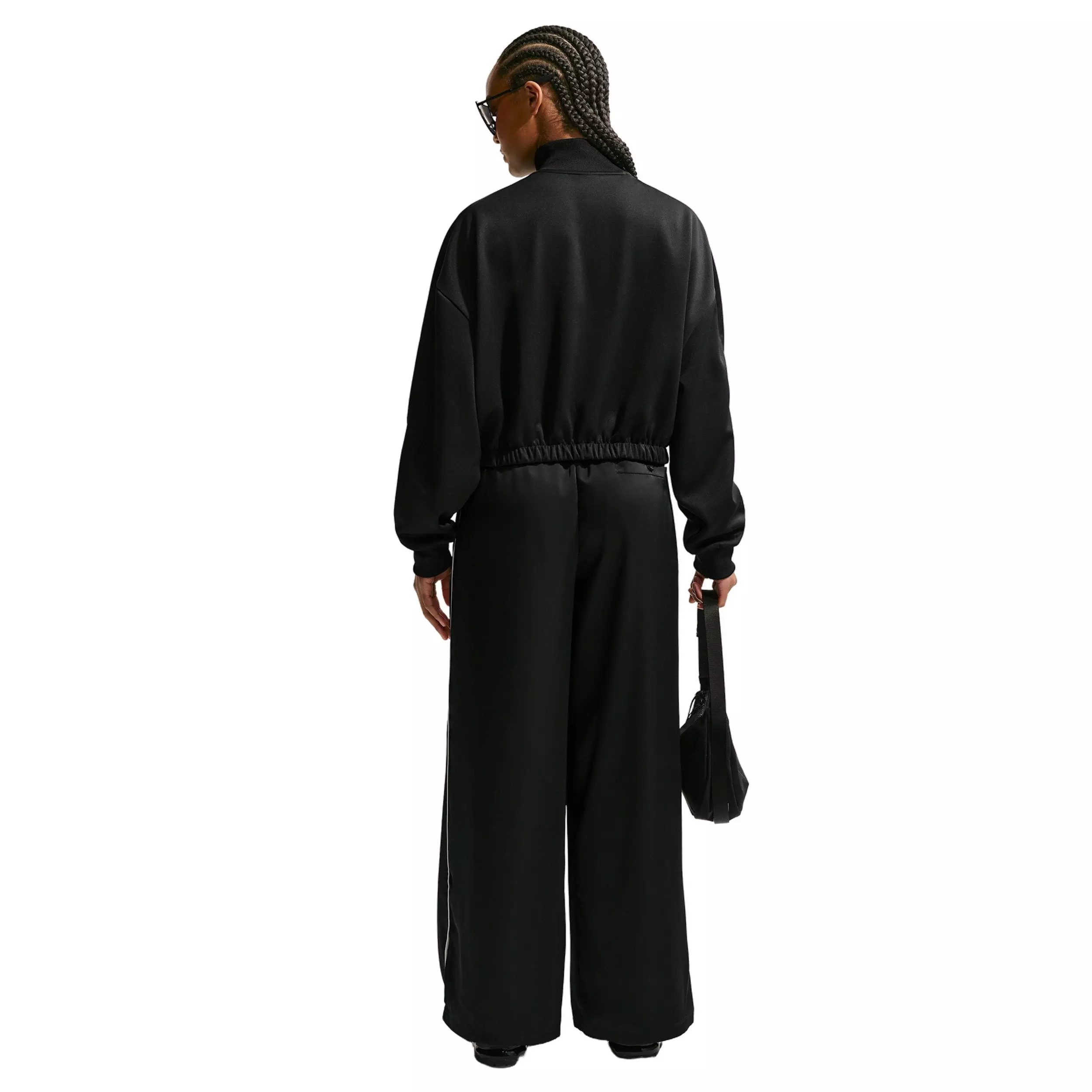 Nike Women's Sportswear Track Jacket - BLACK/WHITE