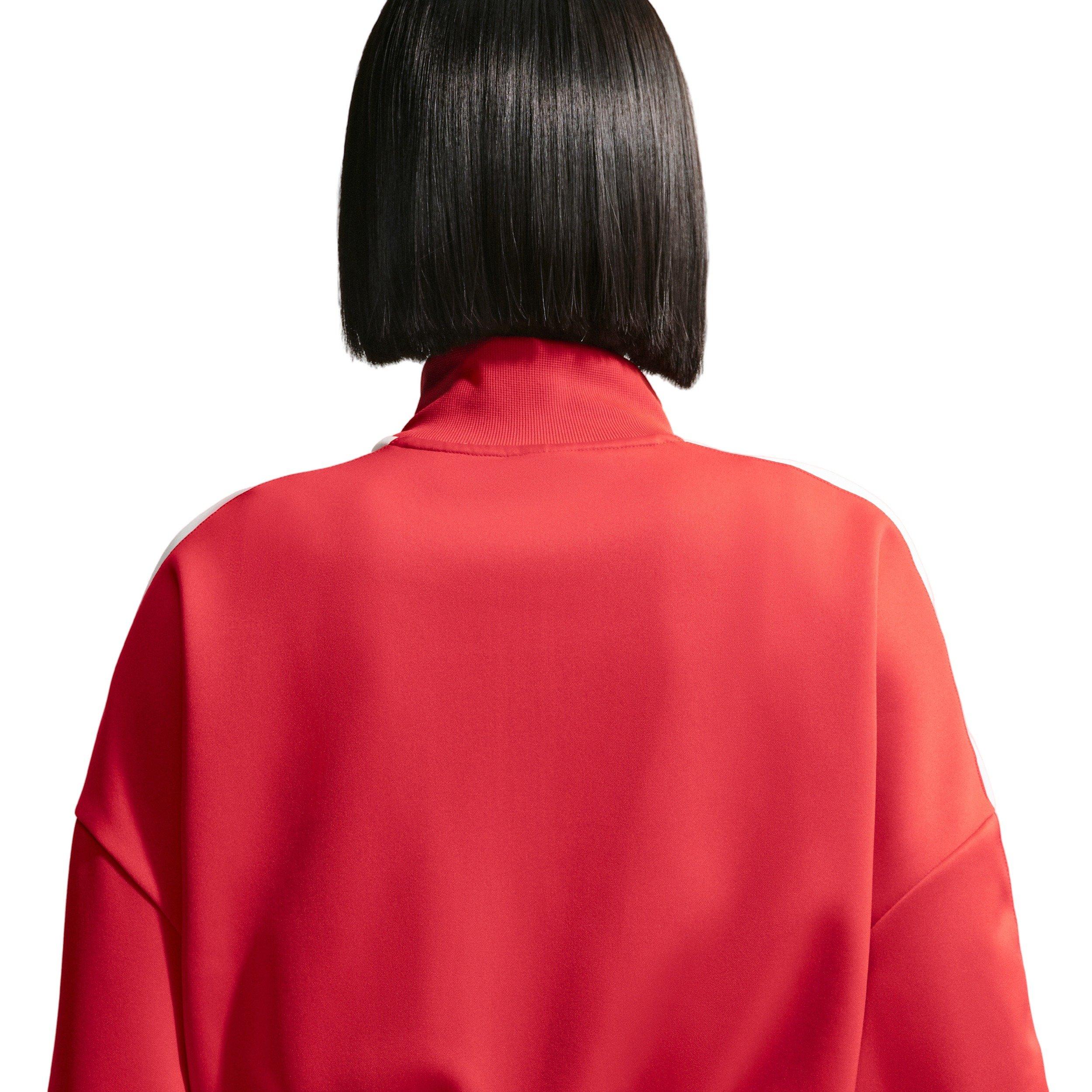 Nike Women's Sportswear Track Jacket - CRIMSON Thumbnail View 2