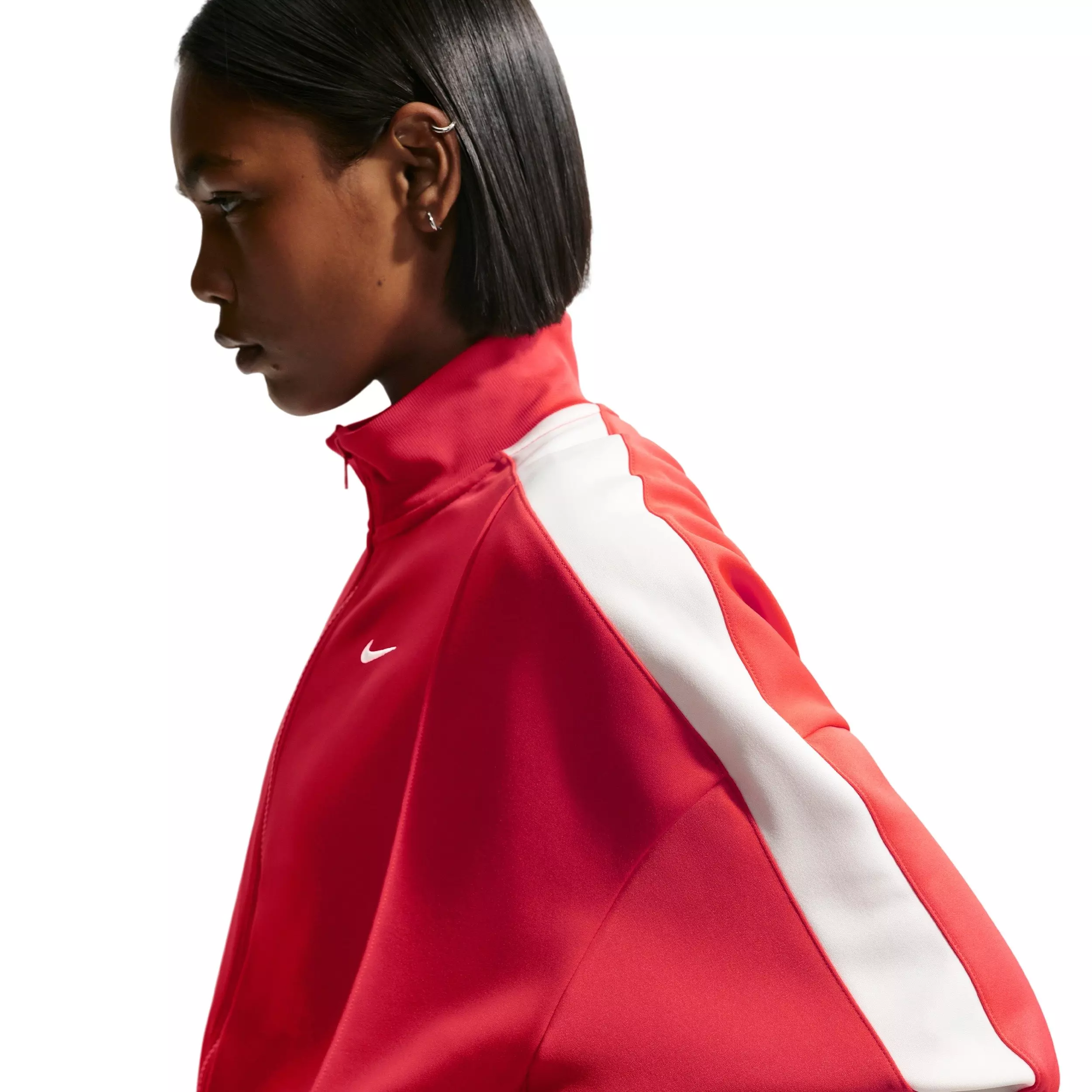 Nike Women's Sportswear Track Jacket - CRIMSON