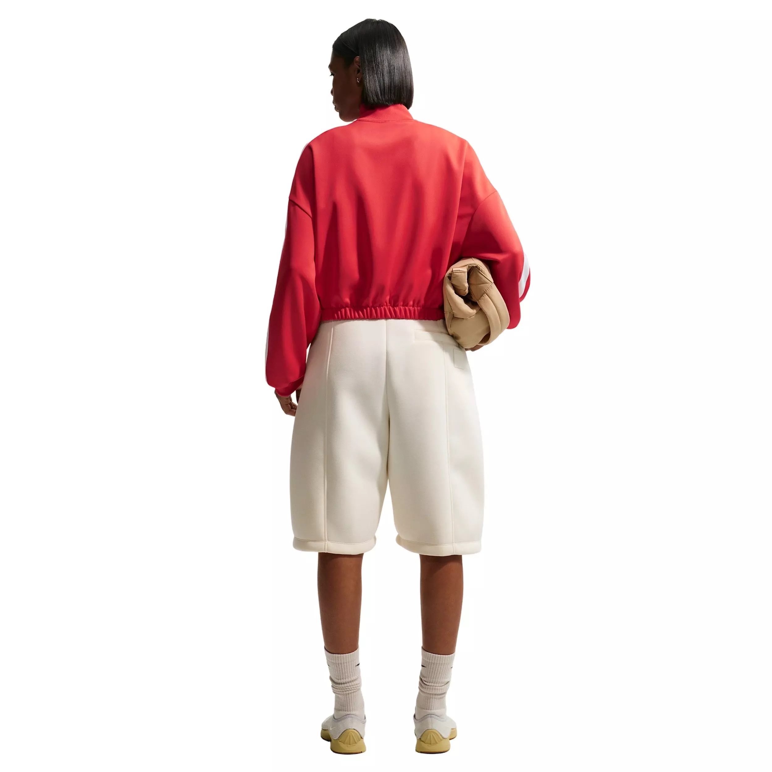 Nike Women's Sportswear Track Jacket - CRIMSON