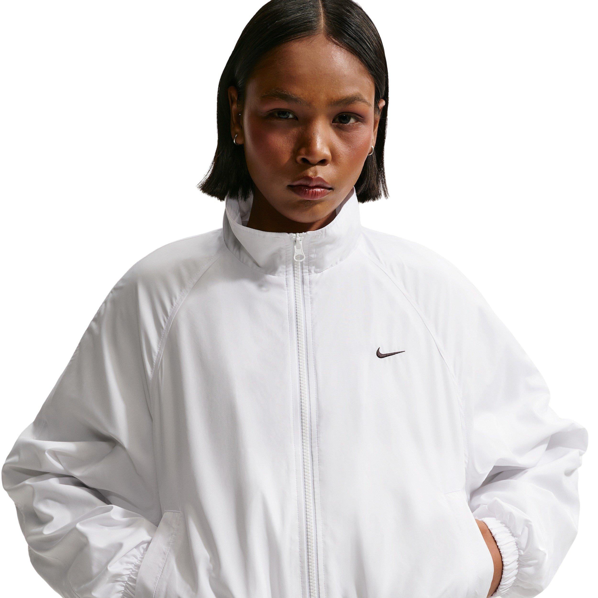 Nike Women's Sportswear Oversized UV Track Jacket - WHITE/BLACK Thumbnail View 3