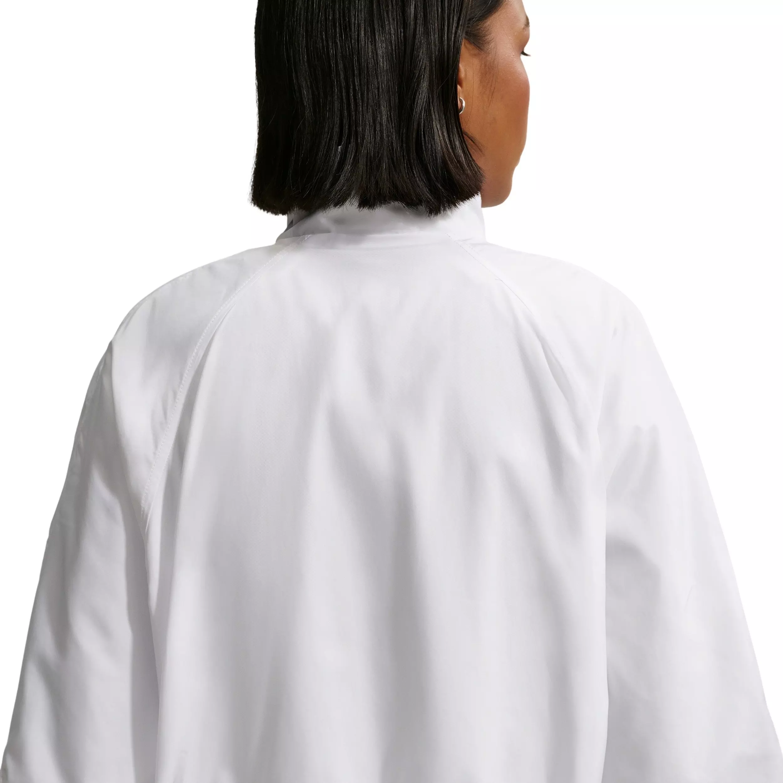 Nike Women's Sportswear Oversized UV Track Jacket - WHITE/BLACK