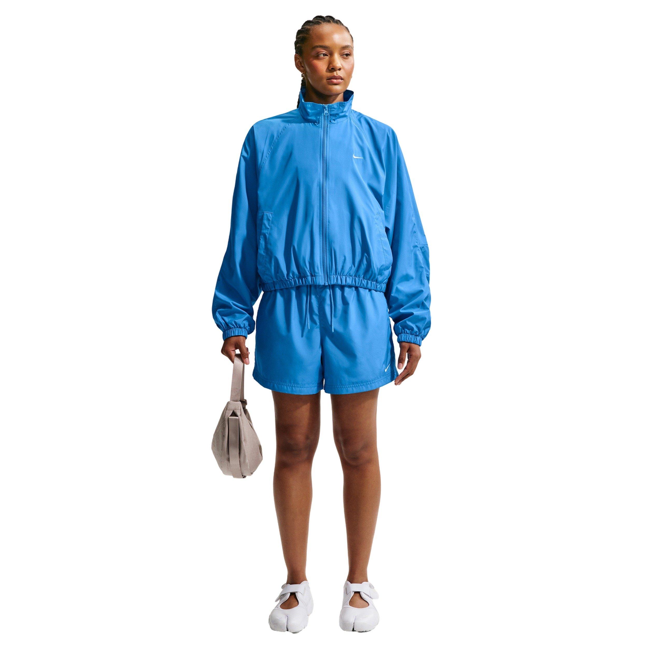 Nike Women's Sportswear Oversized UV Track Jacket - LT BLUE Thumbnail View 1