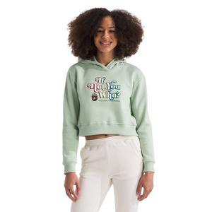 The North Face Big Girls' Camp Fleece Pullover Hoodie -Lt Green