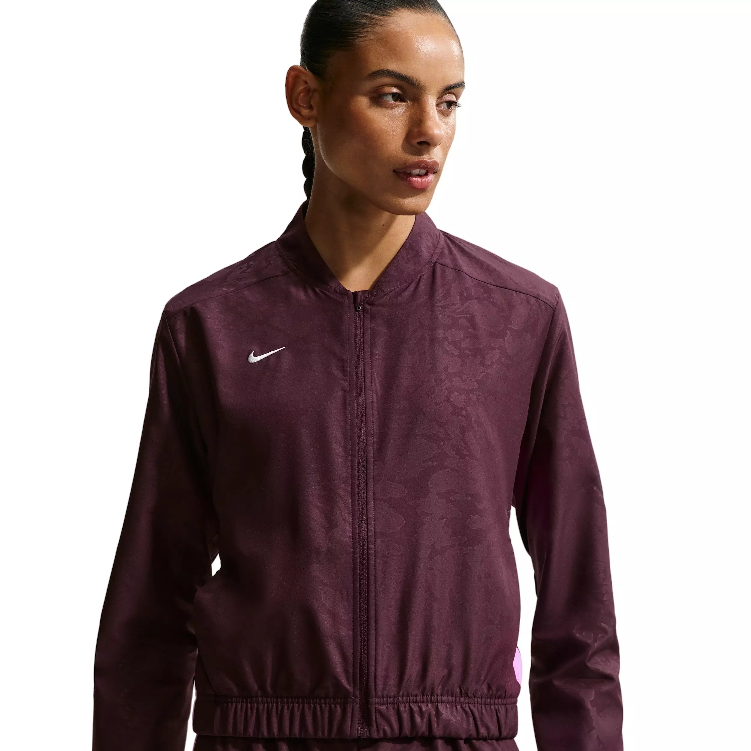 Nike Women's United Academy 25 Dri-FIT Woven Football Tracksuit - Burgundy - BURGUNDY