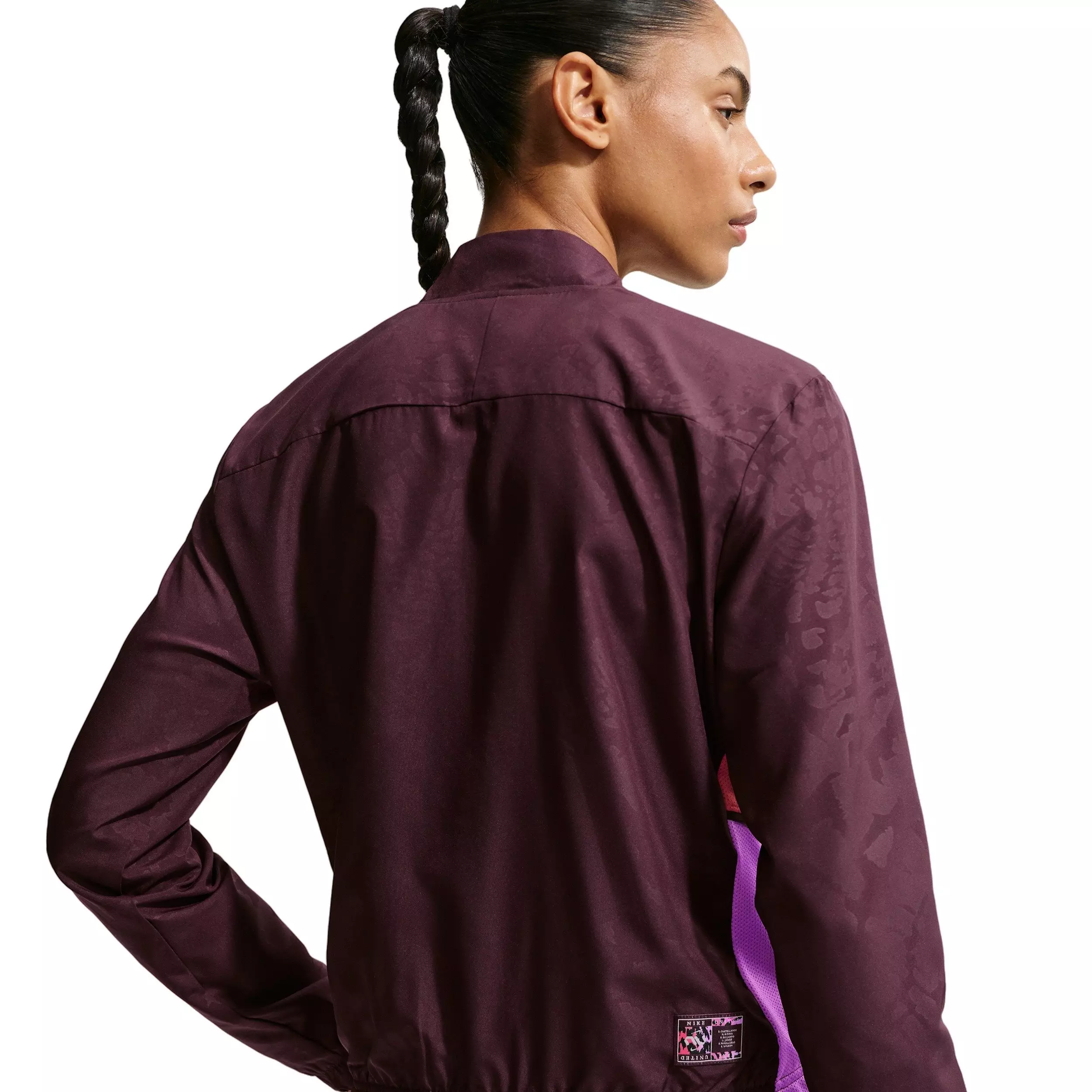 Nike Women's United Academy 25 Dri-FIT Woven Football Tracksuit - Burgundy - BURGUNDY